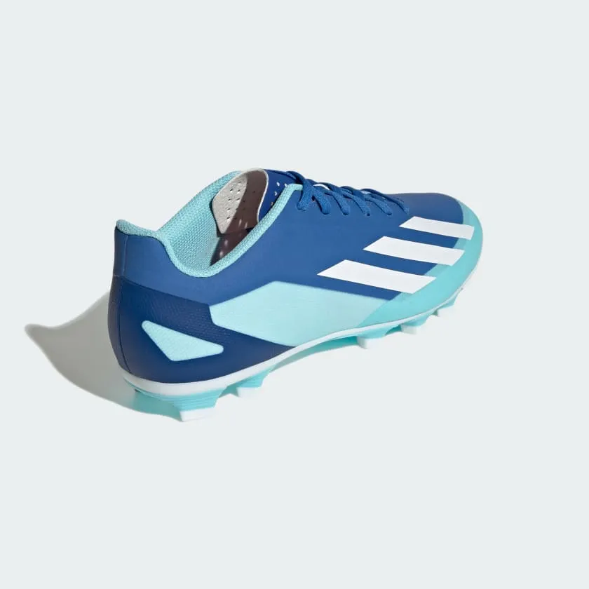 ADIDAS X CRAZYFAST.4 FLEXIBLE GROUND BOOTS-BLUE