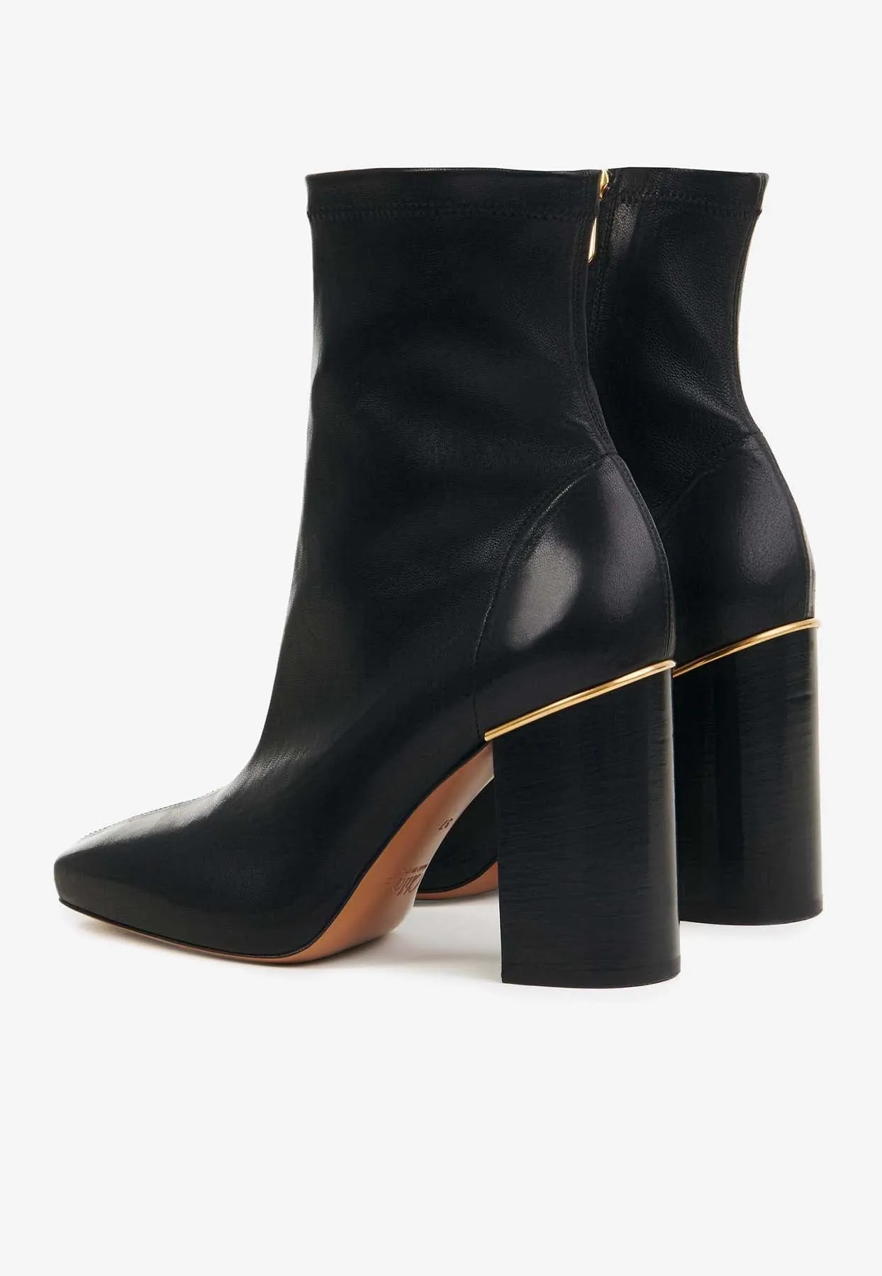 Ambre 95 Nappa Leather Ankle Boots