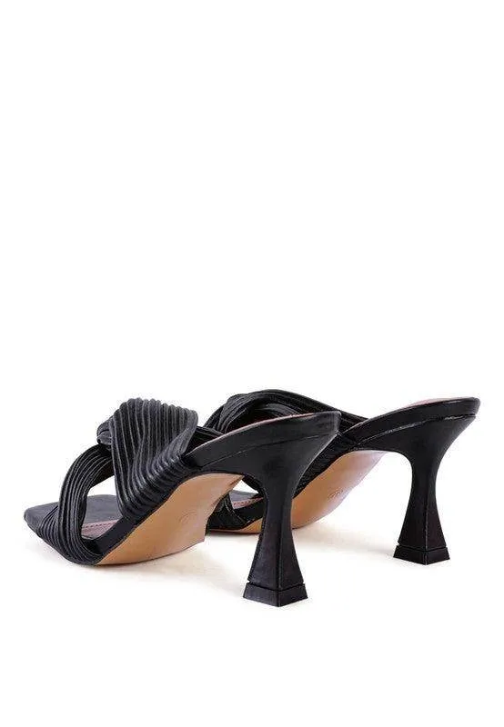 Battle Ex Knot Strap Slide Sandals