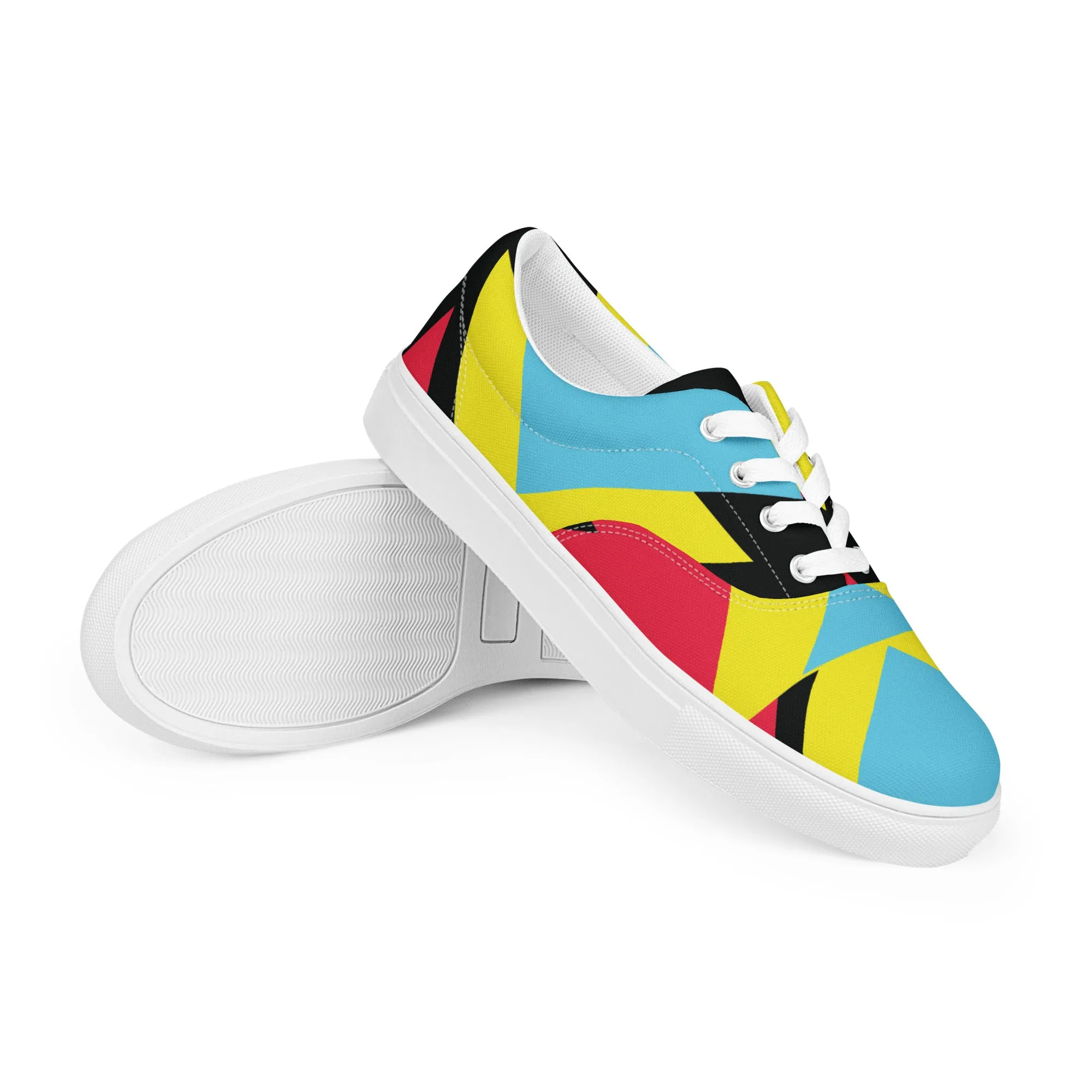 BE BRAVE Men’s Lace-Up Canvas Shoes