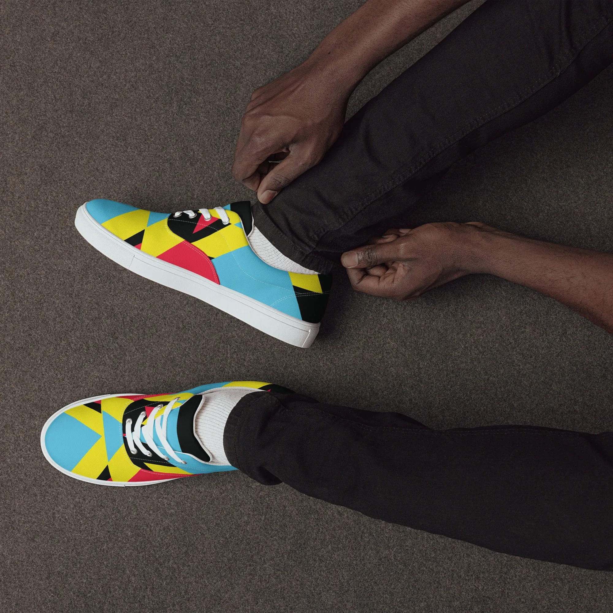 BE BRAVE Men’s Lace-Up Canvas Shoes
