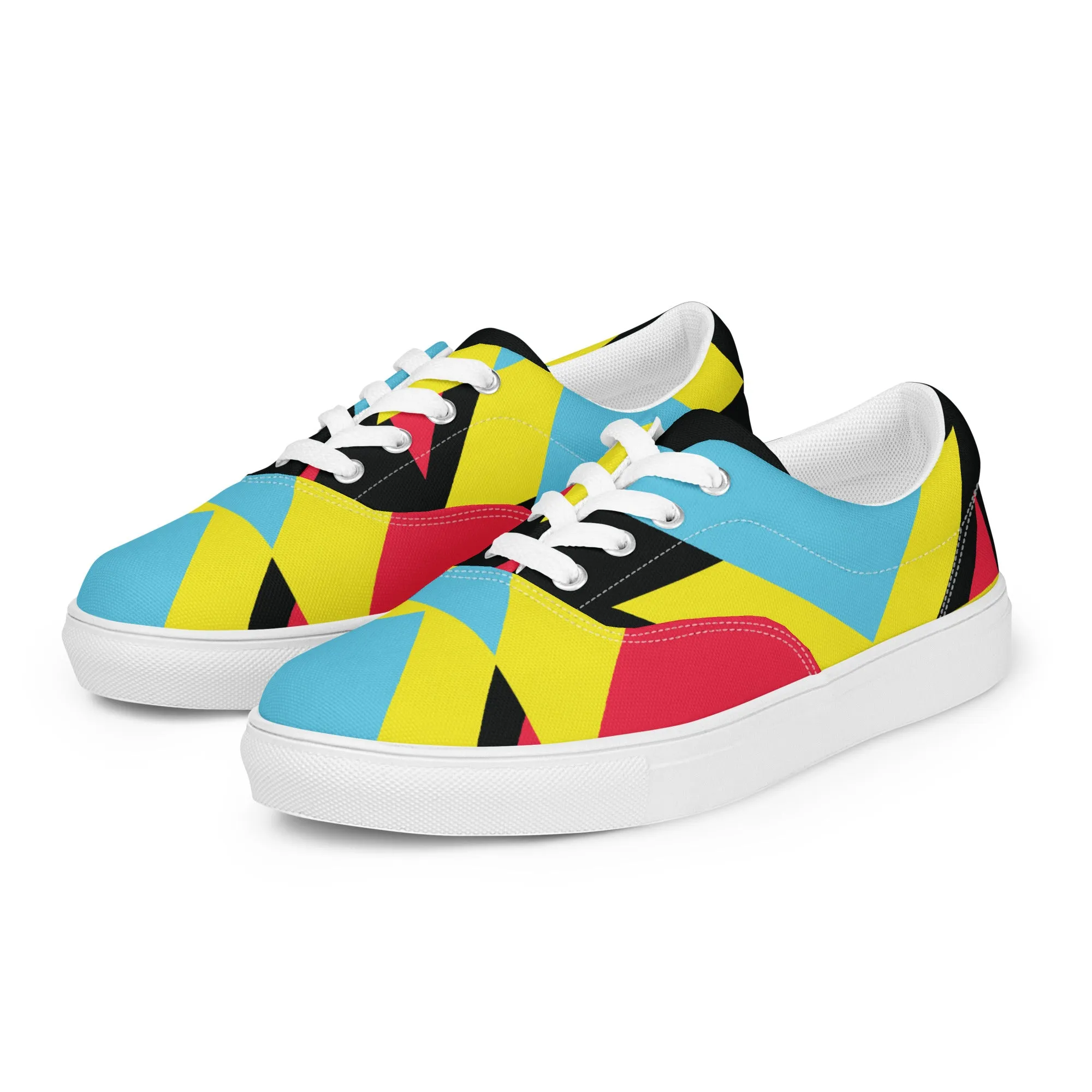 BE BRAVE Men’s Lace-Up Canvas Shoes