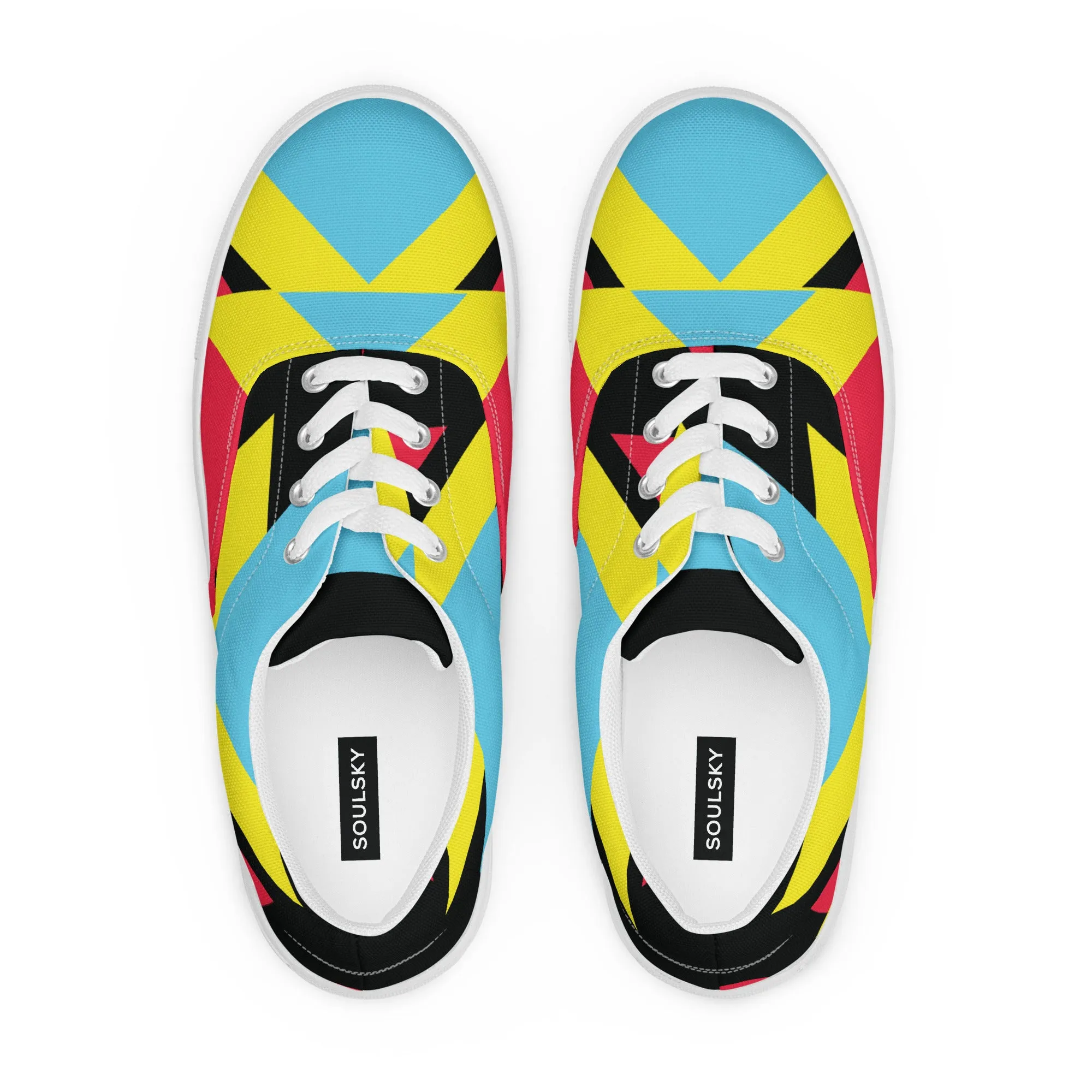 BE BRAVE Men’s Lace-Up Canvas Shoes