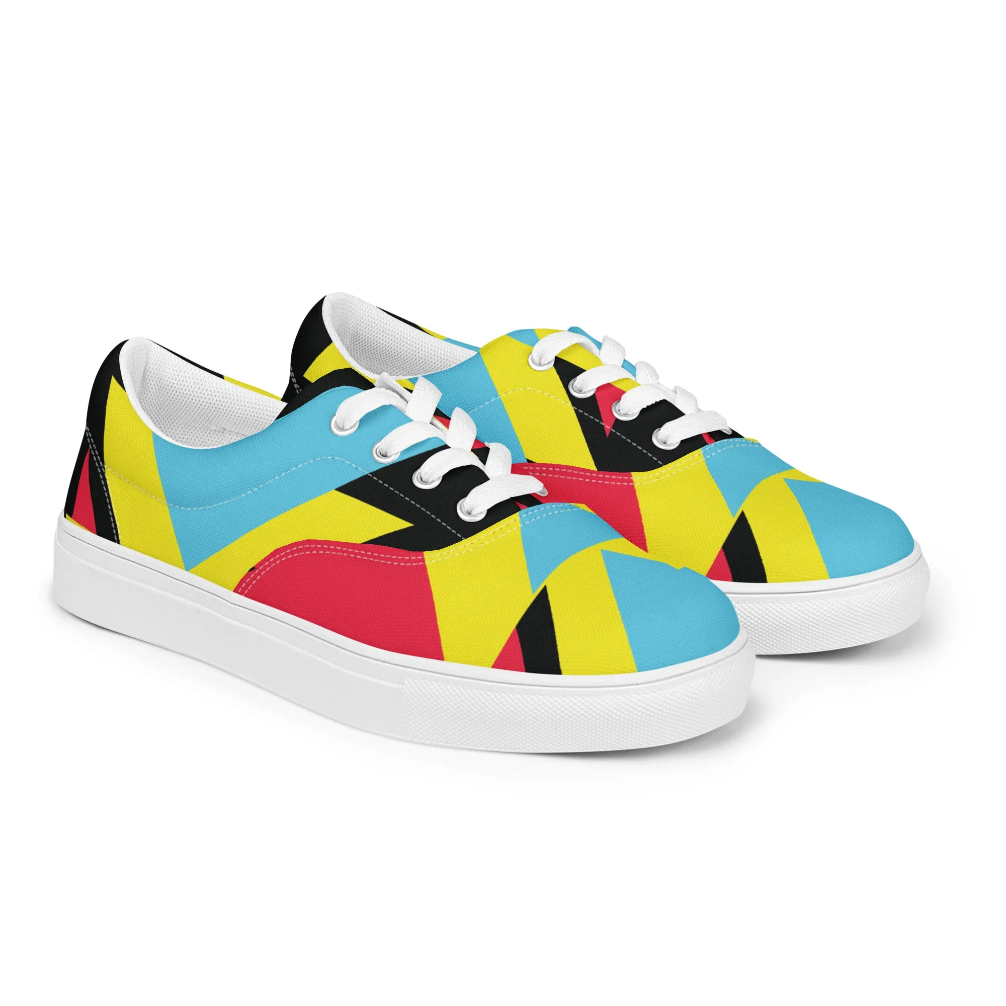 BE BRAVE Men’s Lace-Up Canvas Shoes