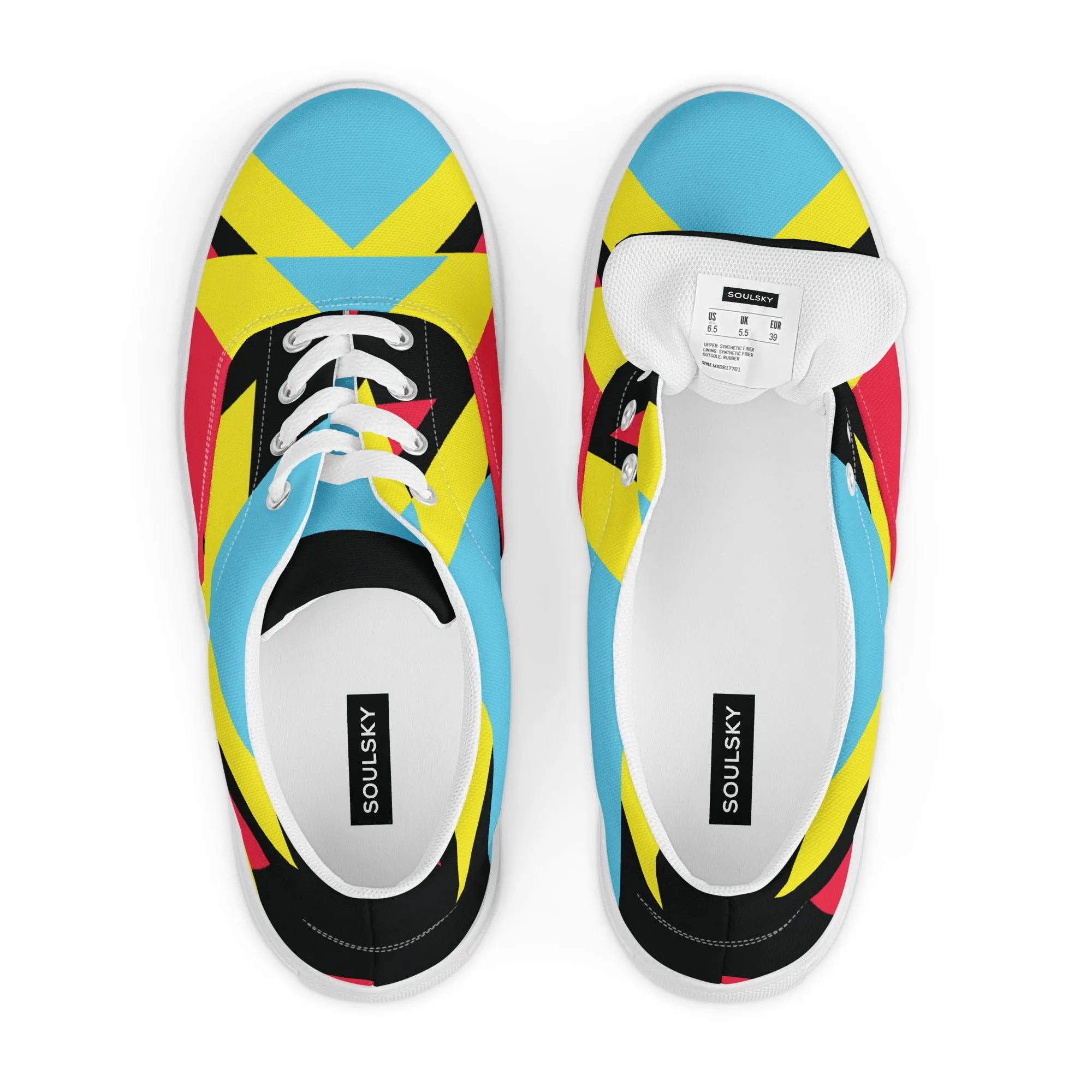 BE BRAVE Men’s Lace-Up Canvas Shoes