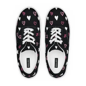 BE MY VALENTINE Men’s Lace-Up Canvas Shoes