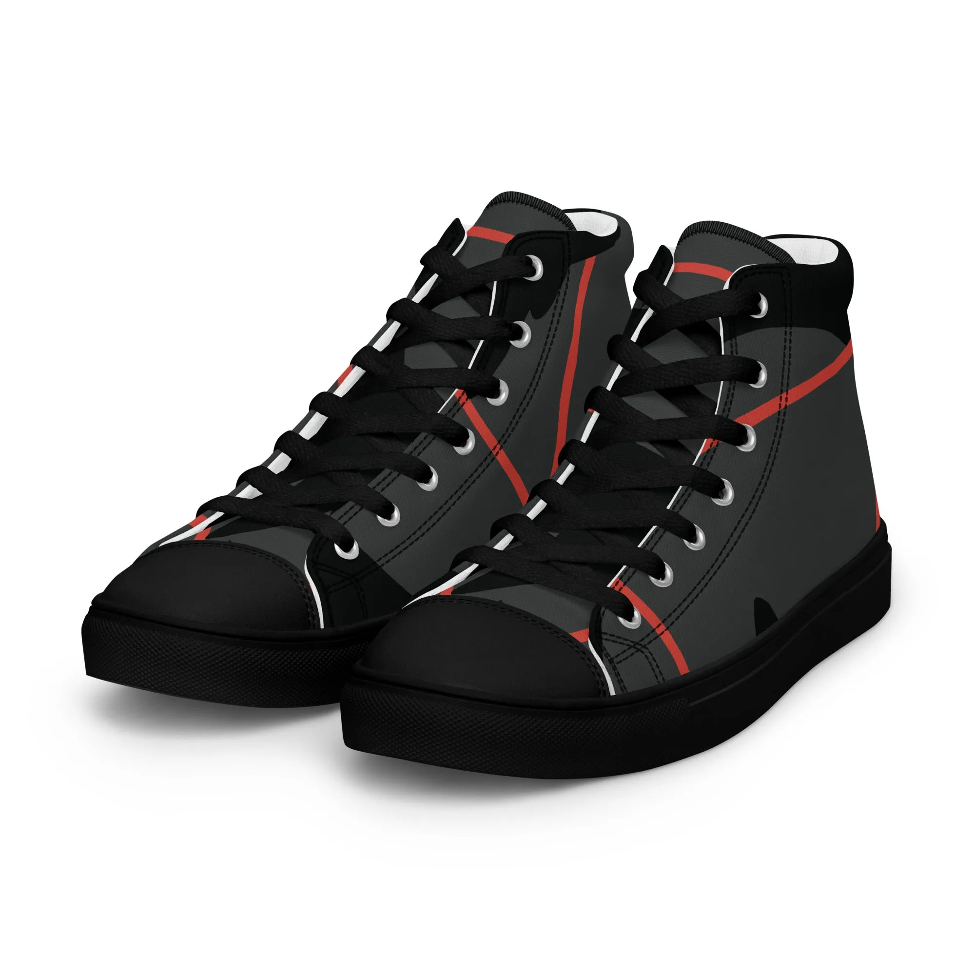 DREAM CHASER Women's High Top Canvas Shoes