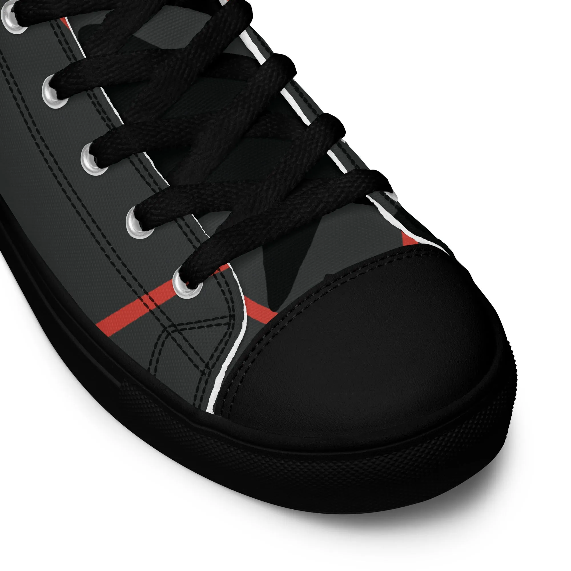 DREAM CHASER Women's High Top Canvas Shoes