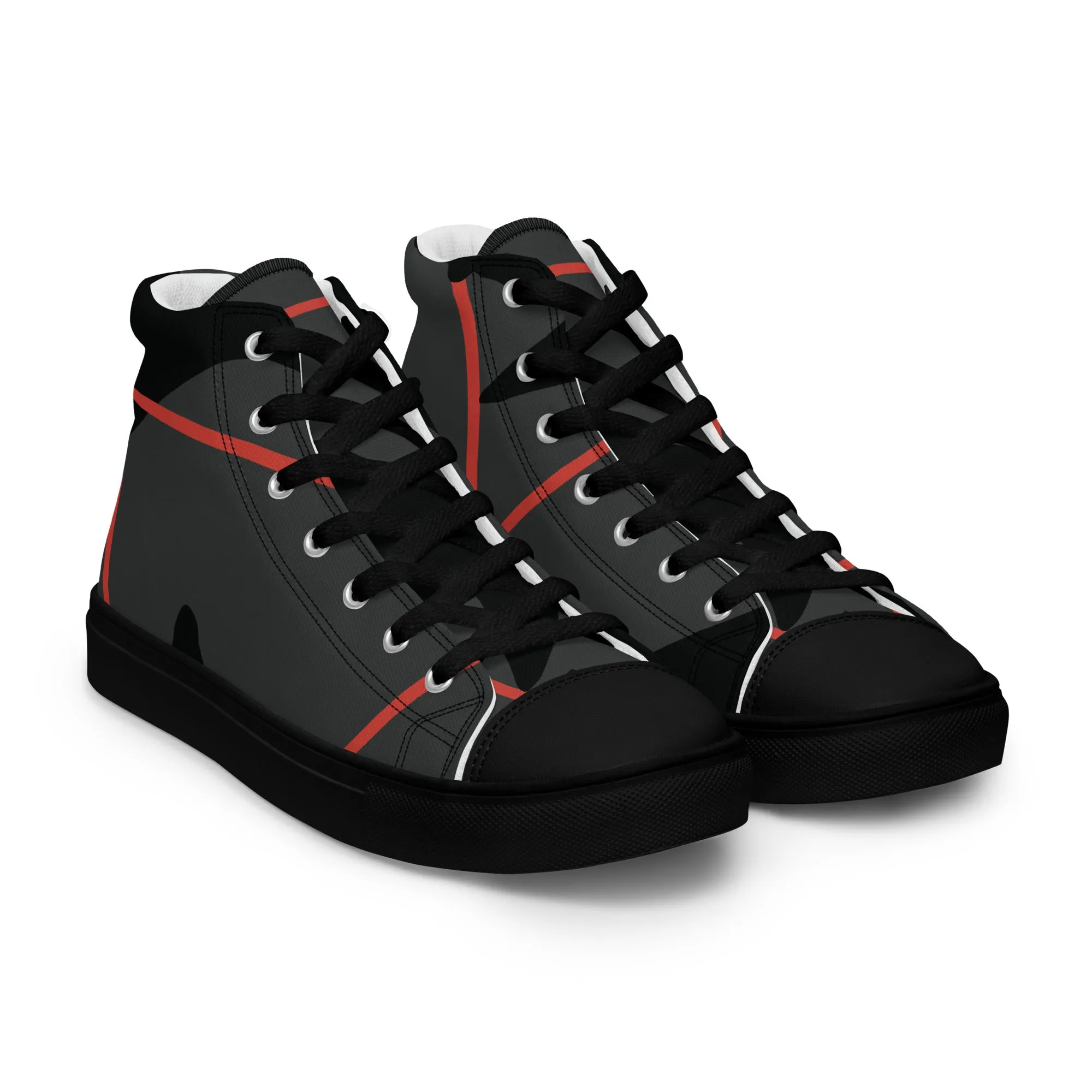DREAM CHASER Women's High Top Canvas Shoes
