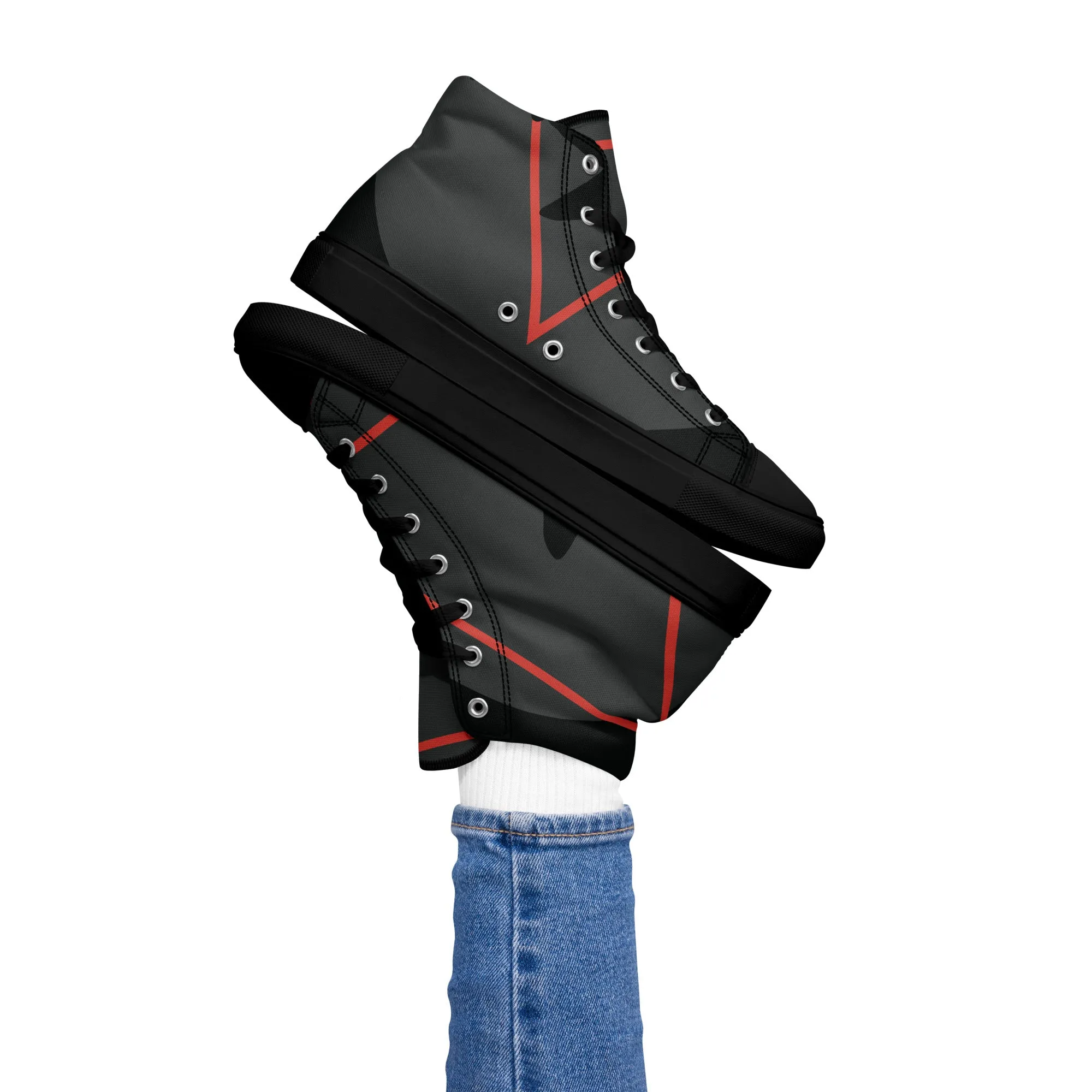 DREAM CHASER Women's High Top Canvas Shoes