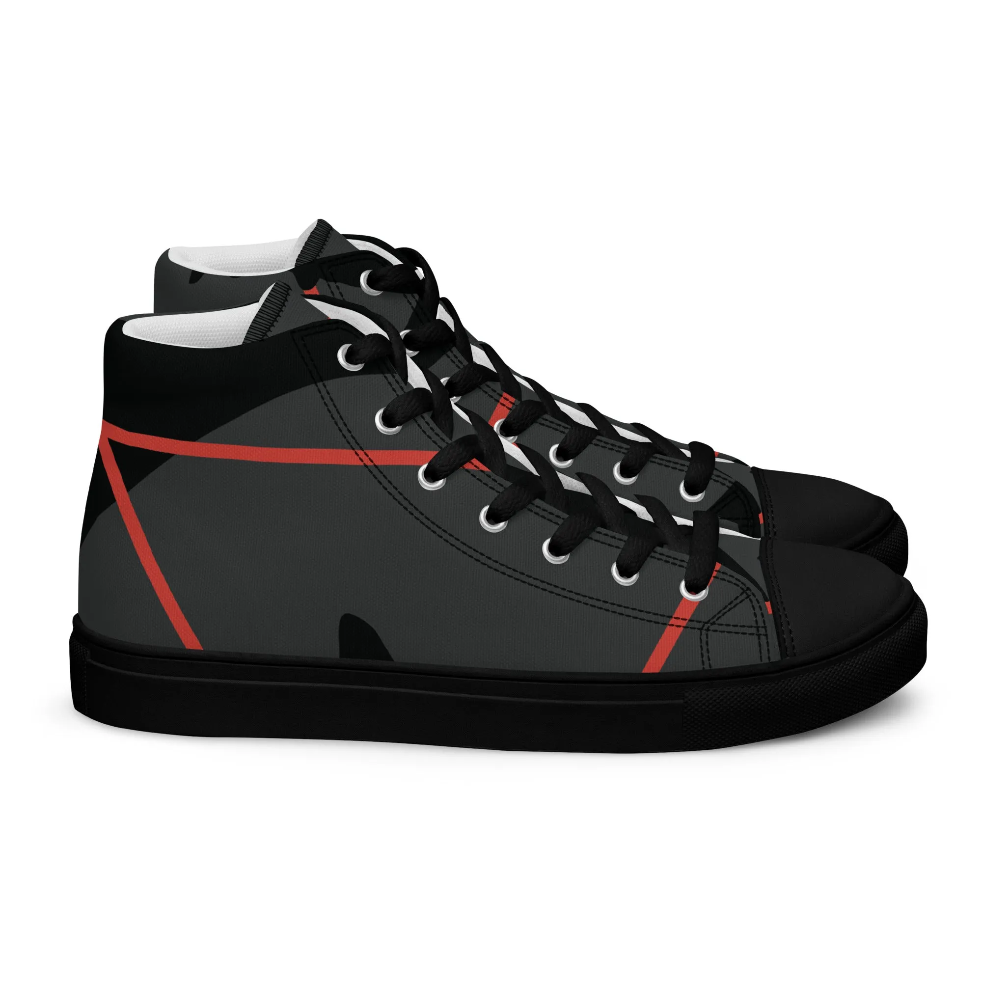 DREAM CHASER Women's High Top Canvas Shoes