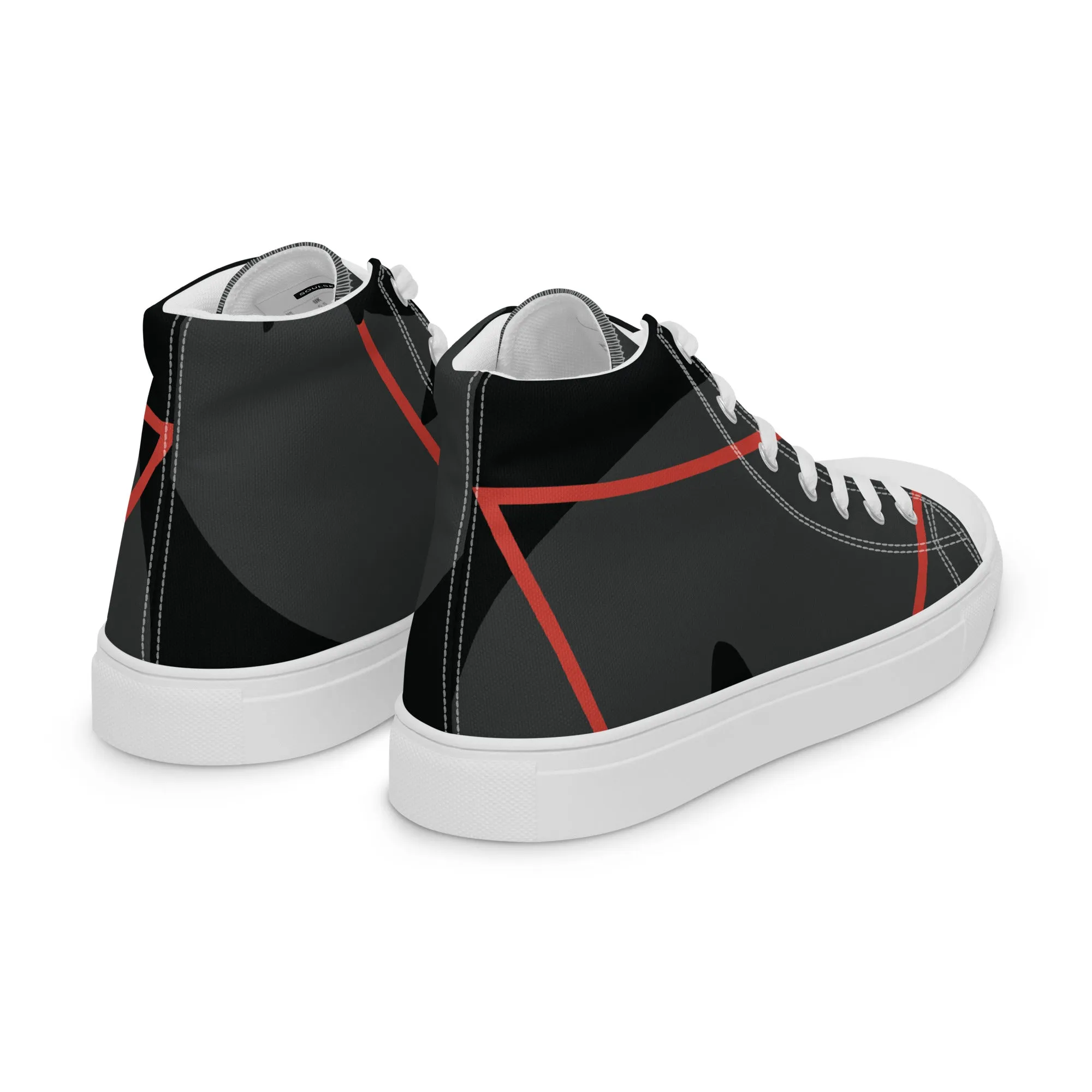 DREAM CHASER Women's High Top Canvas Shoes