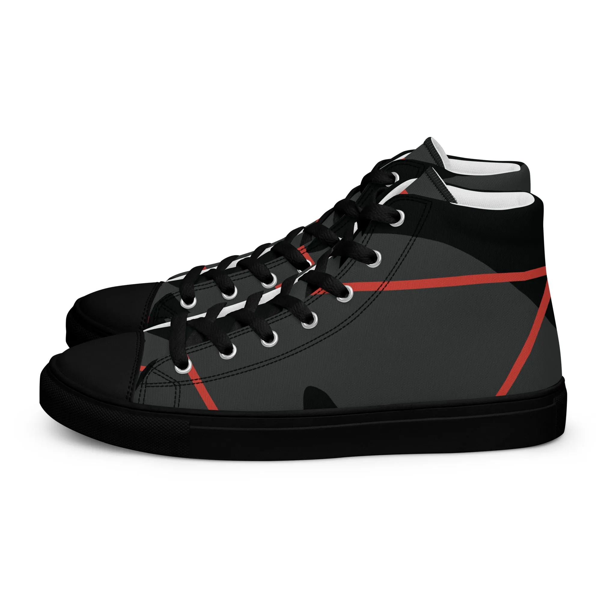 DREAM CHASER Women's High Top Canvas Shoes