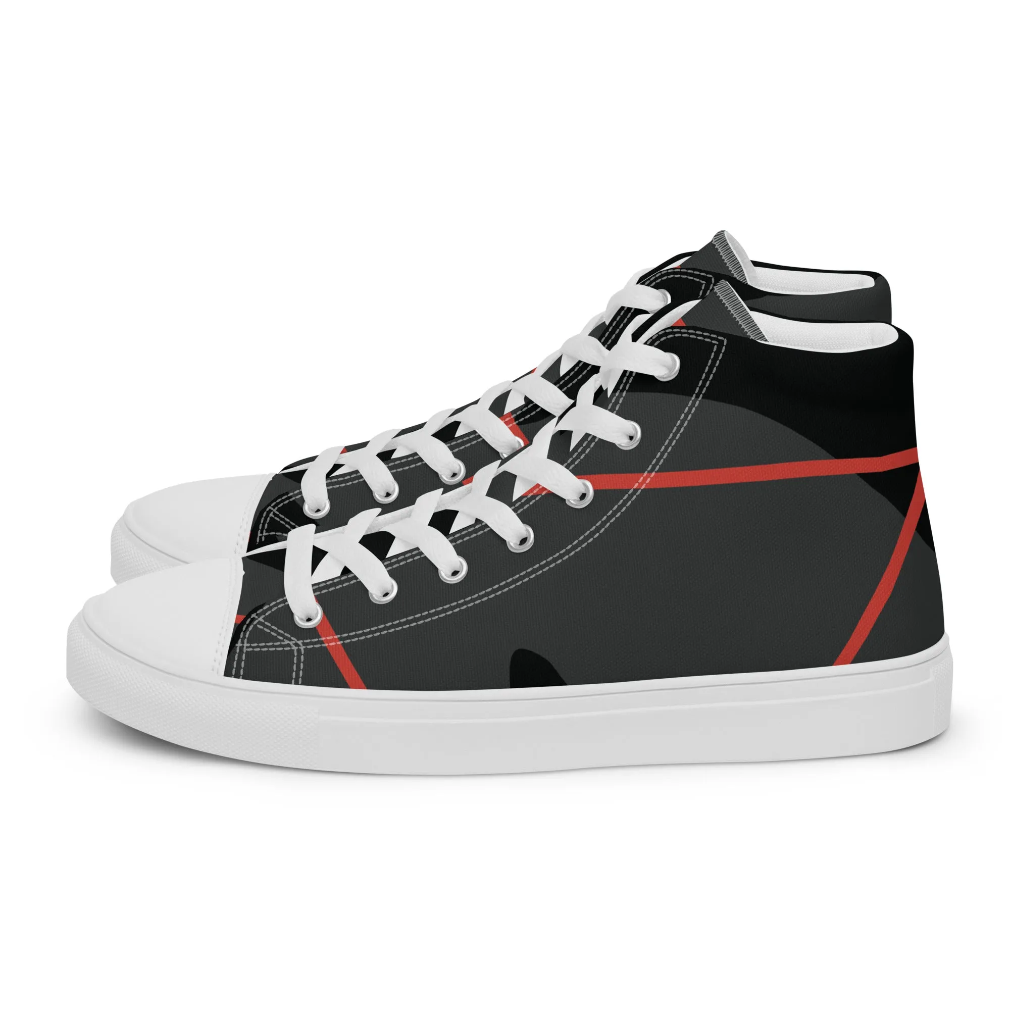 DREAM CHASER Women's High Top Canvas Shoes