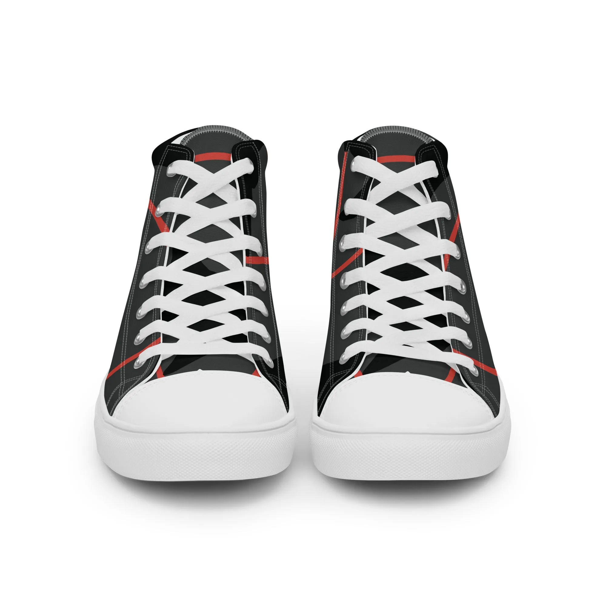 DREAM CHASER Women's High Top Canvas Shoes