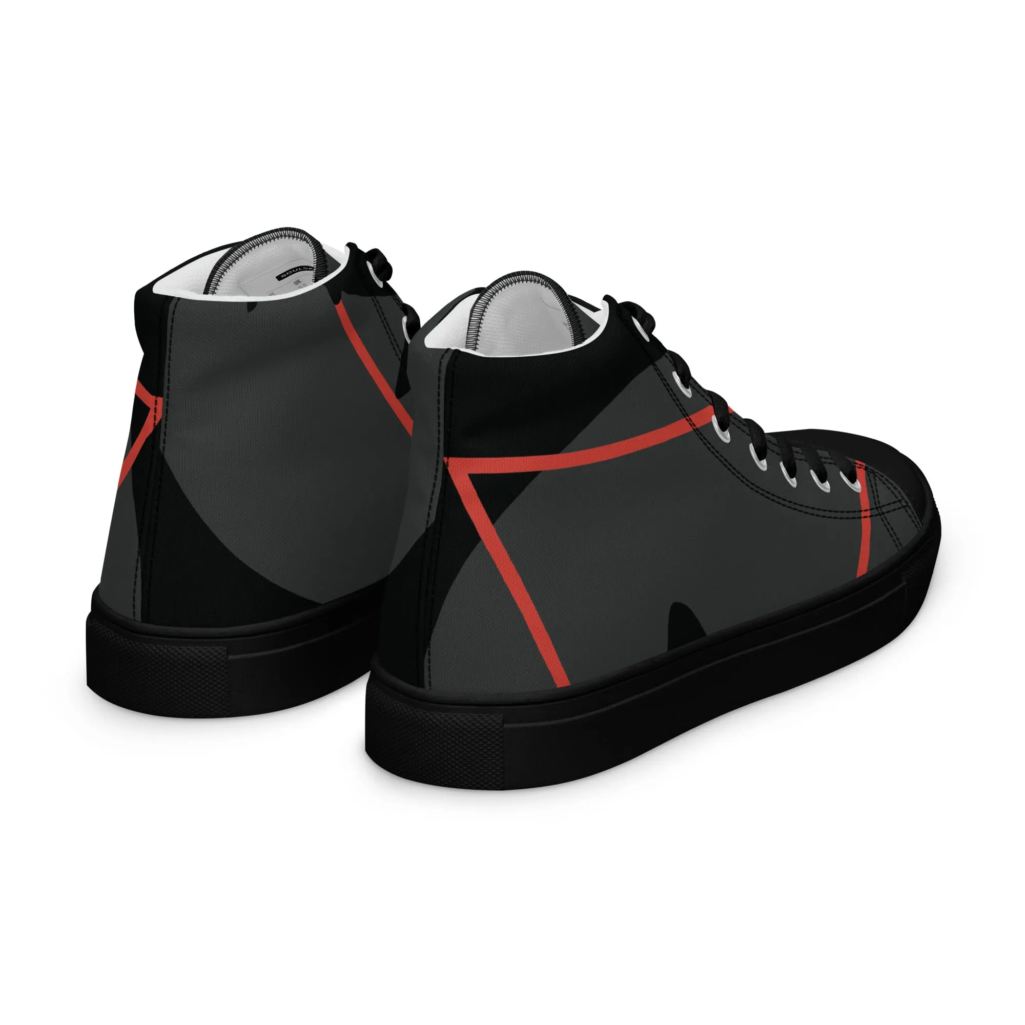 DREAM CHASER Women's High Top Canvas Shoes