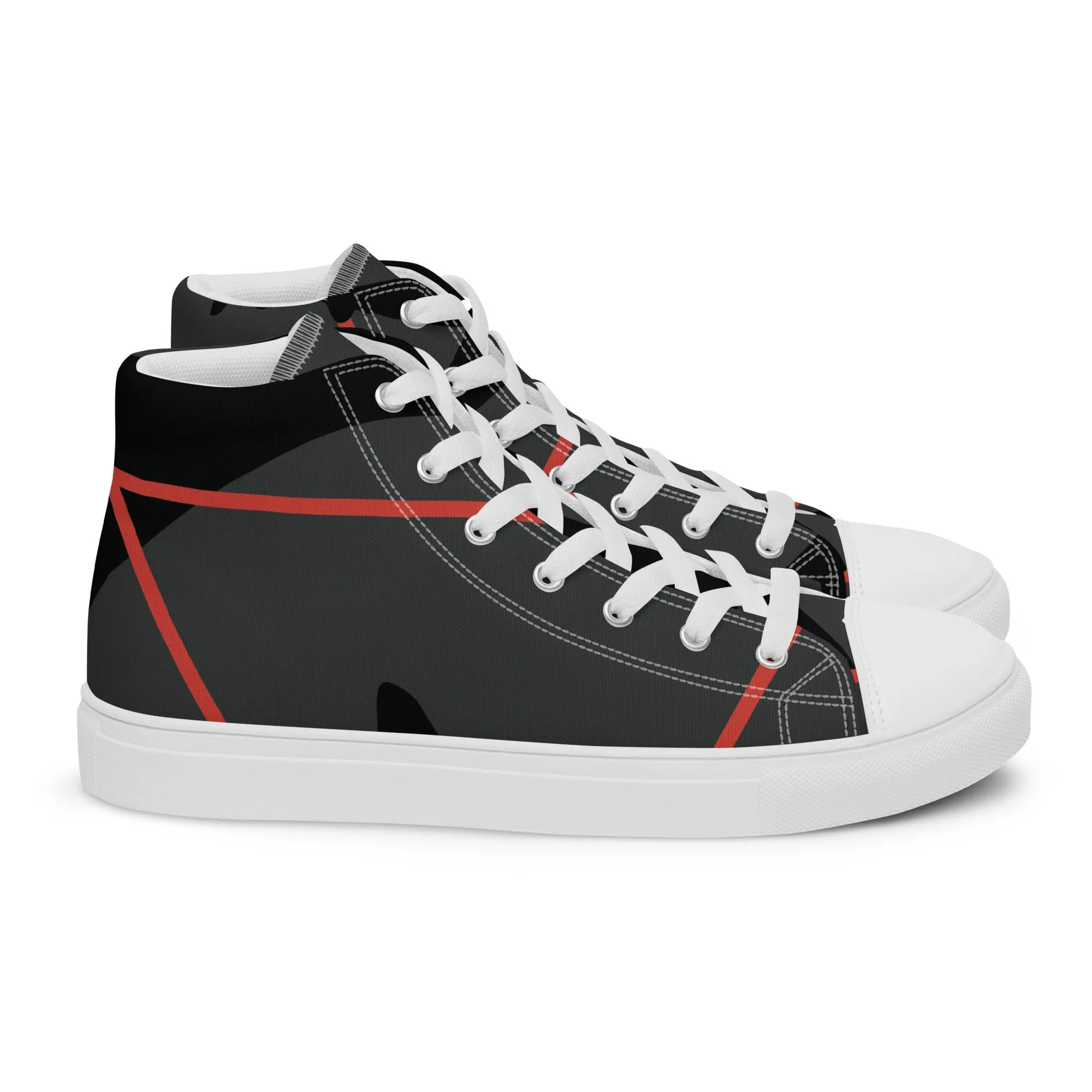 DREAM CHASER Women's High Top Canvas Shoes