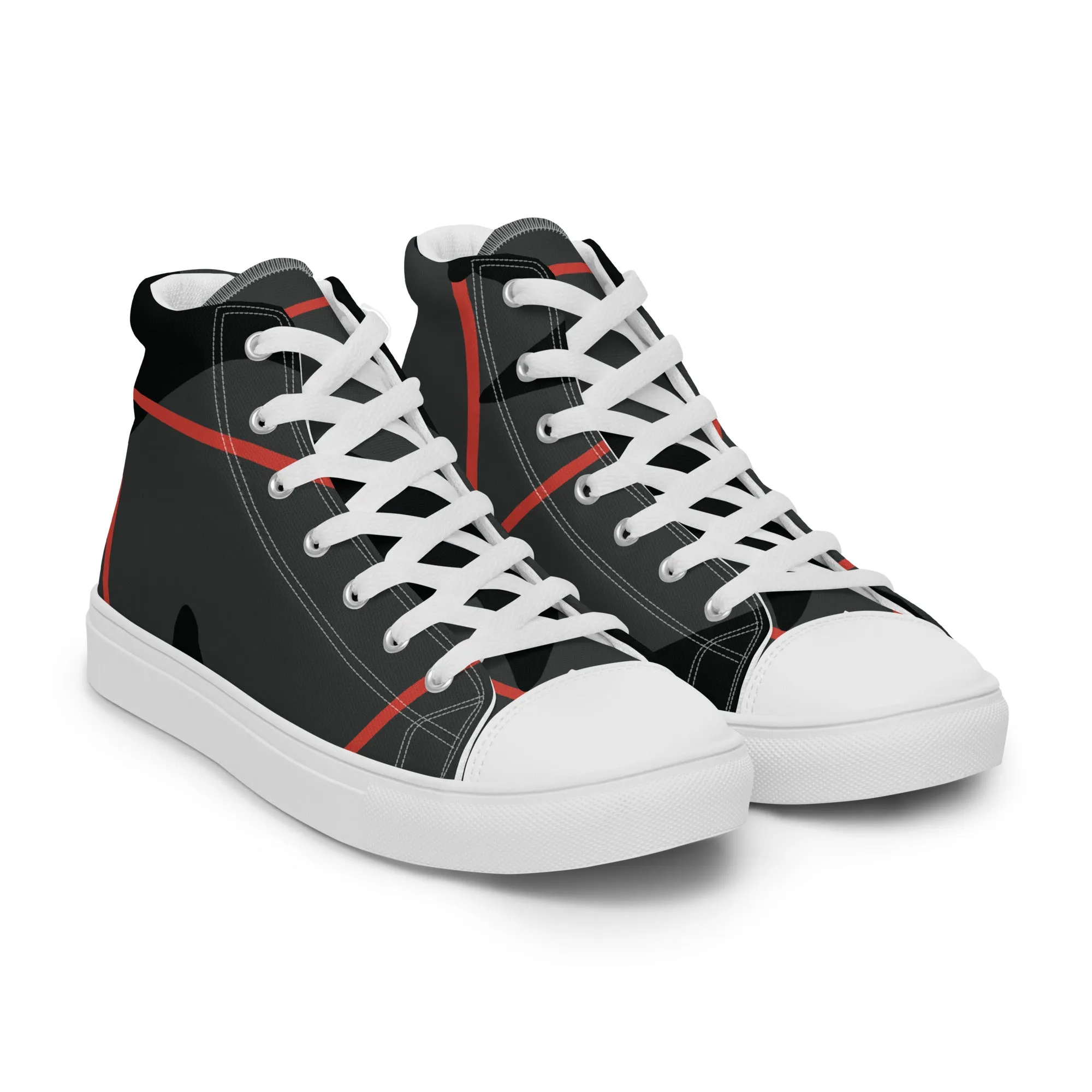 DREAM CHASER Women's High Top Canvas Shoes