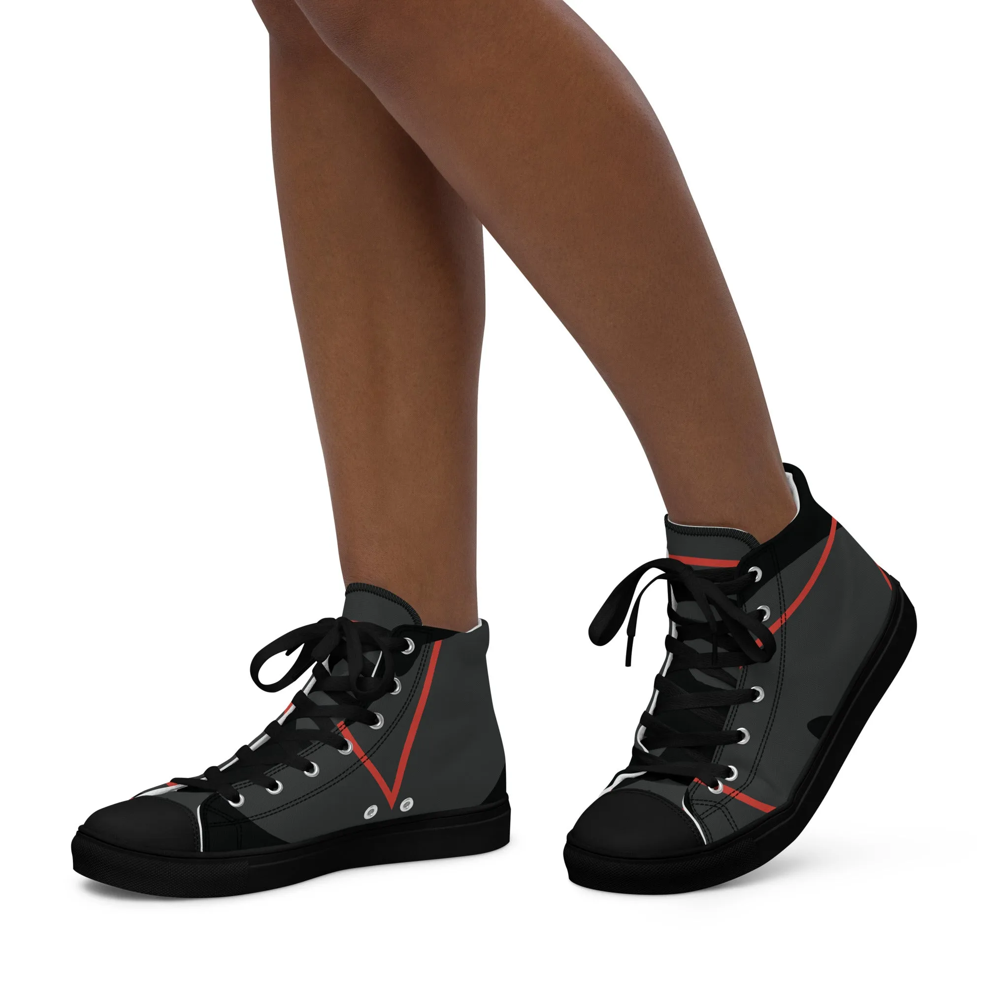 DREAM CHASER Women's High Top Canvas Shoes