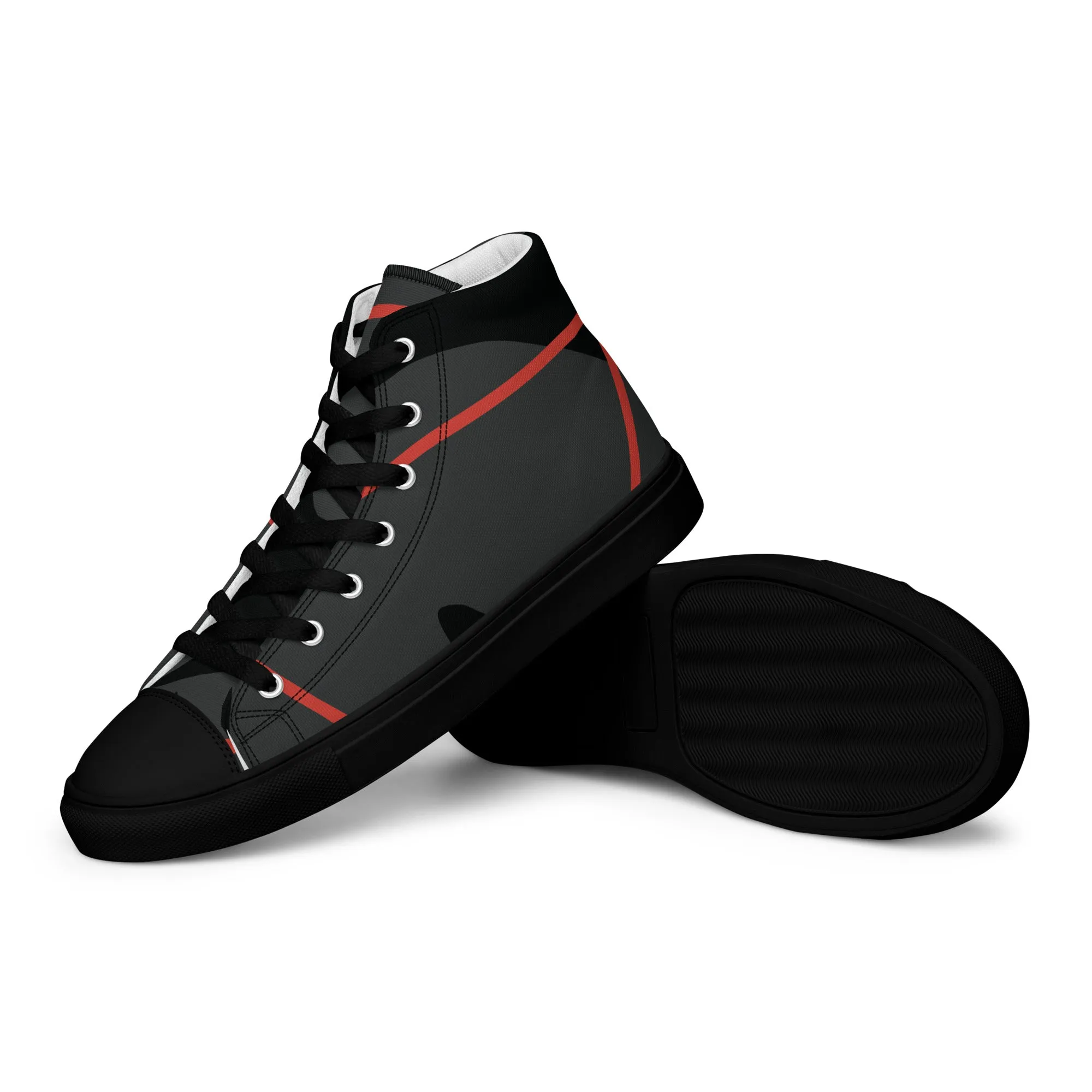 DREAM CHASER Women's High Top Canvas Shoes