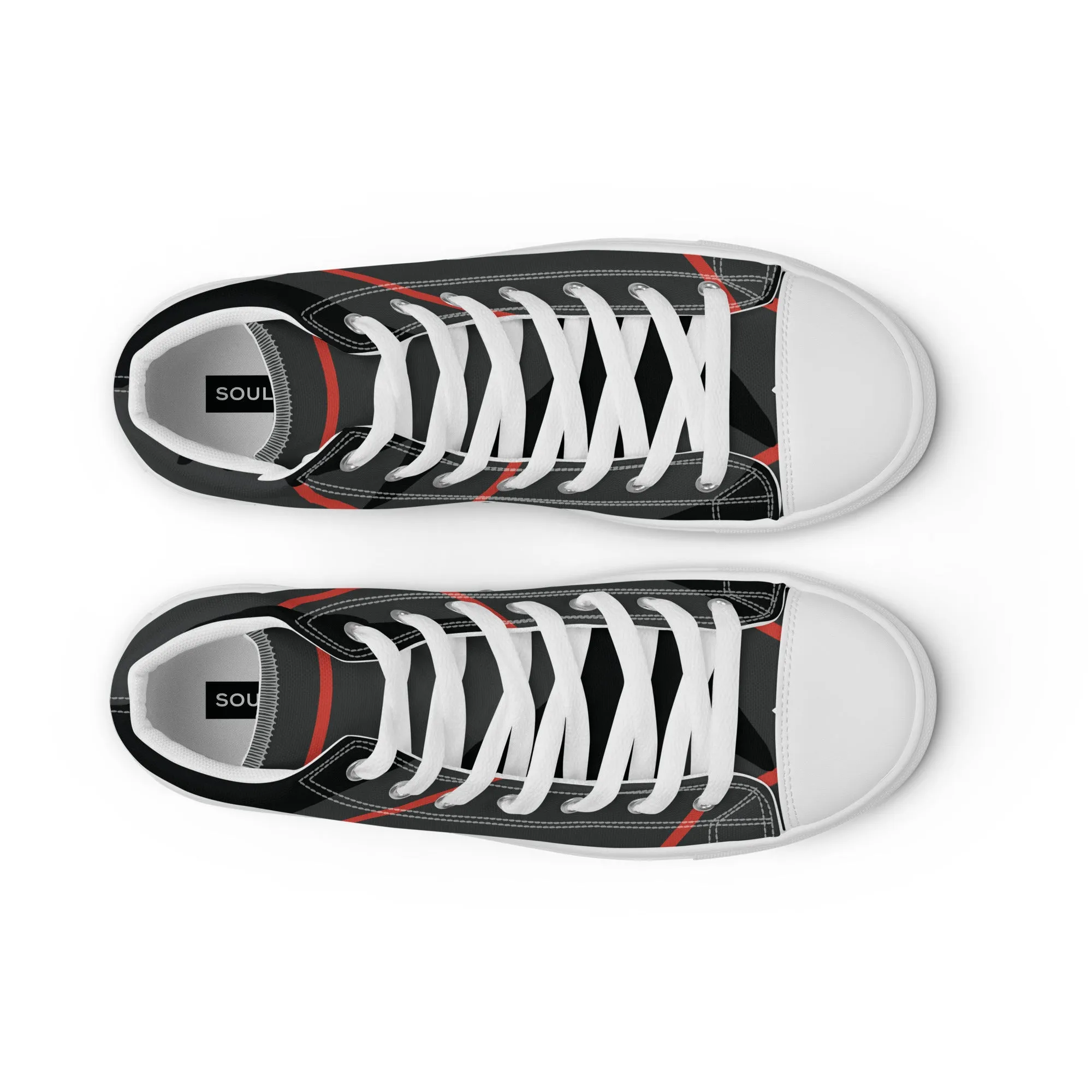 DREAM CHASER Women's High Top Canvas Shoes