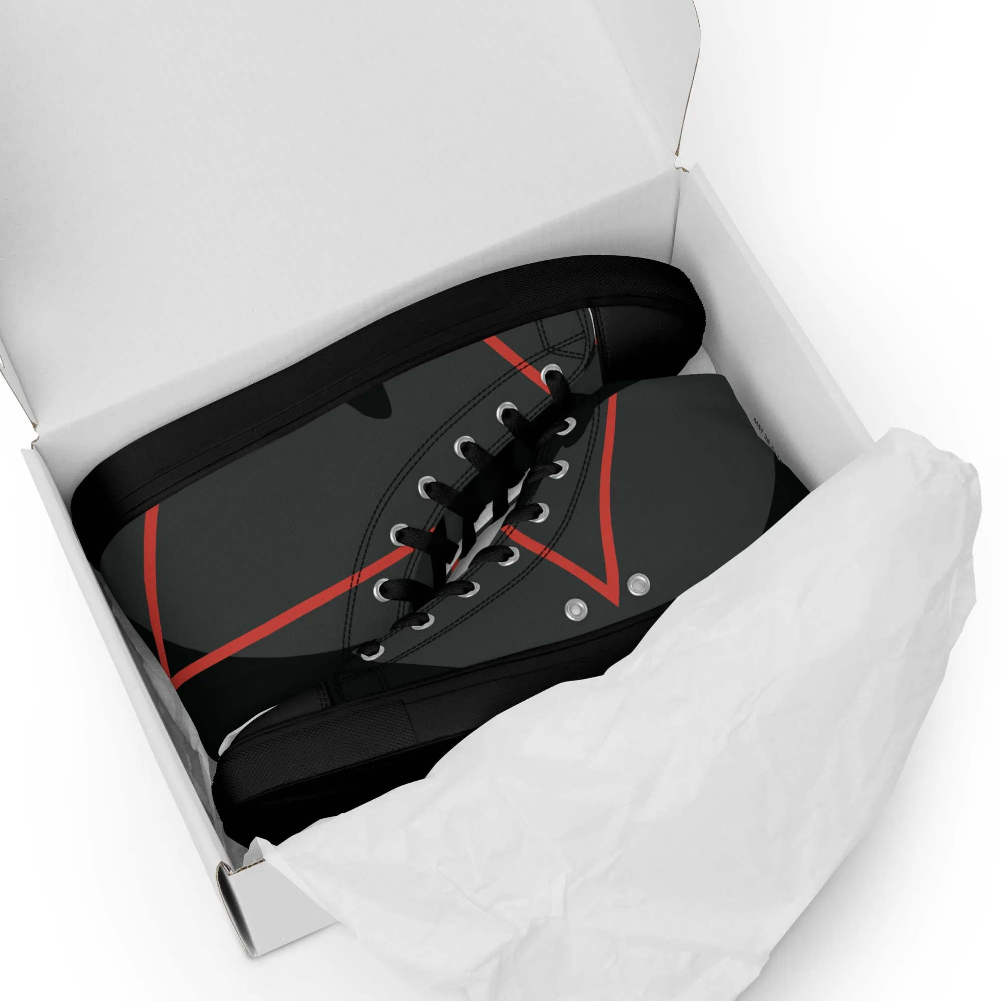 DREAM CHASER Women's High Top Canvas Shoes