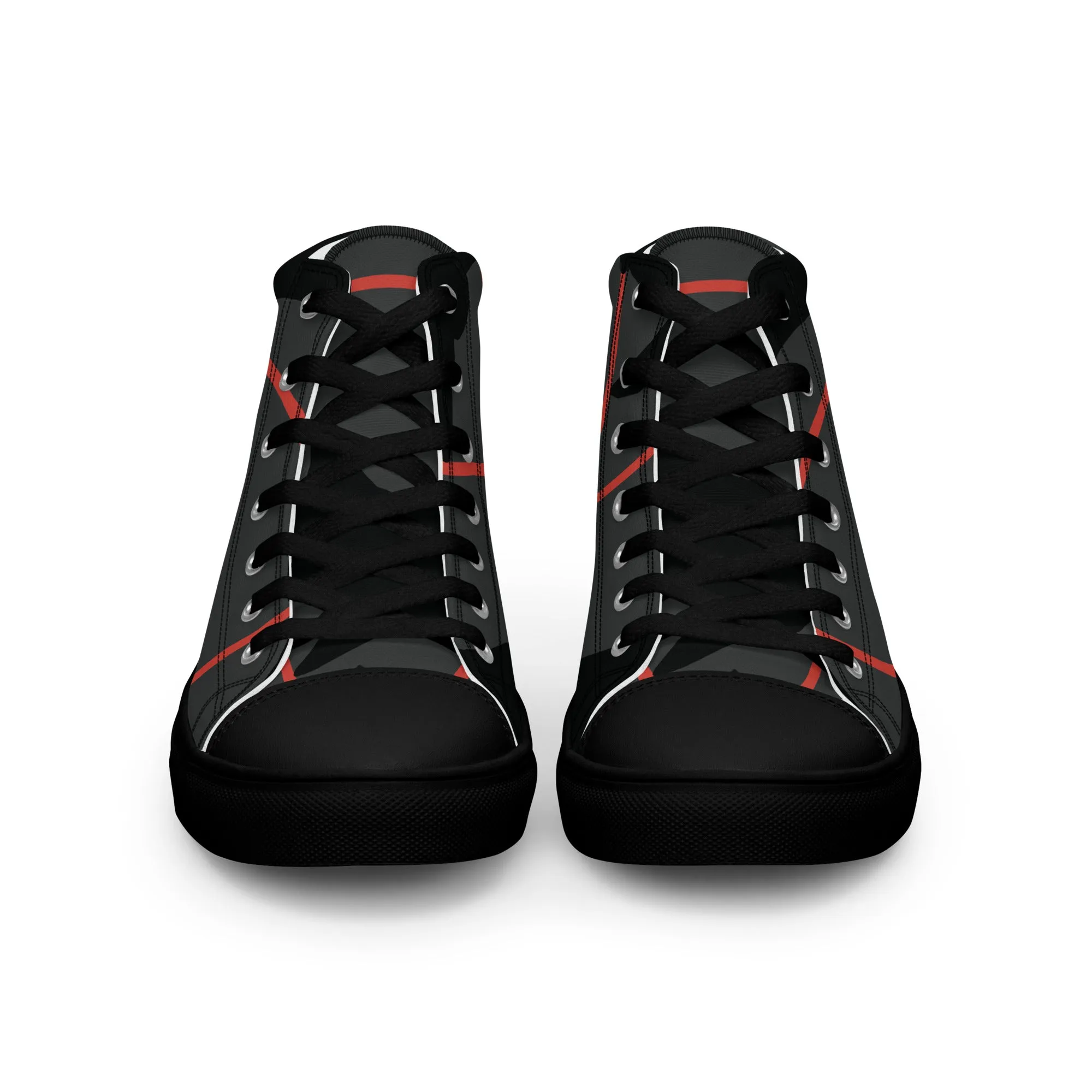 DREAM CHASER Women's High Top Canvas Shoes