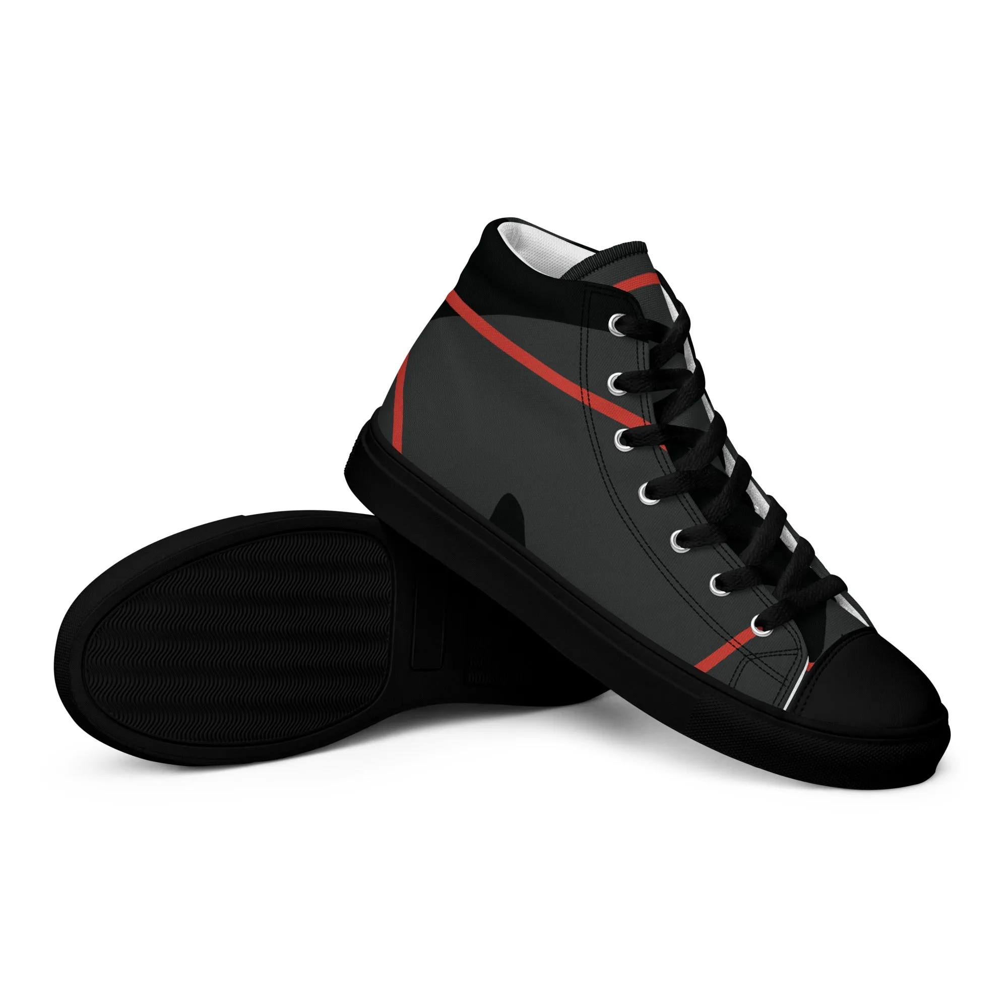 DREAM CHASER Women's High Top Canvas Shoes