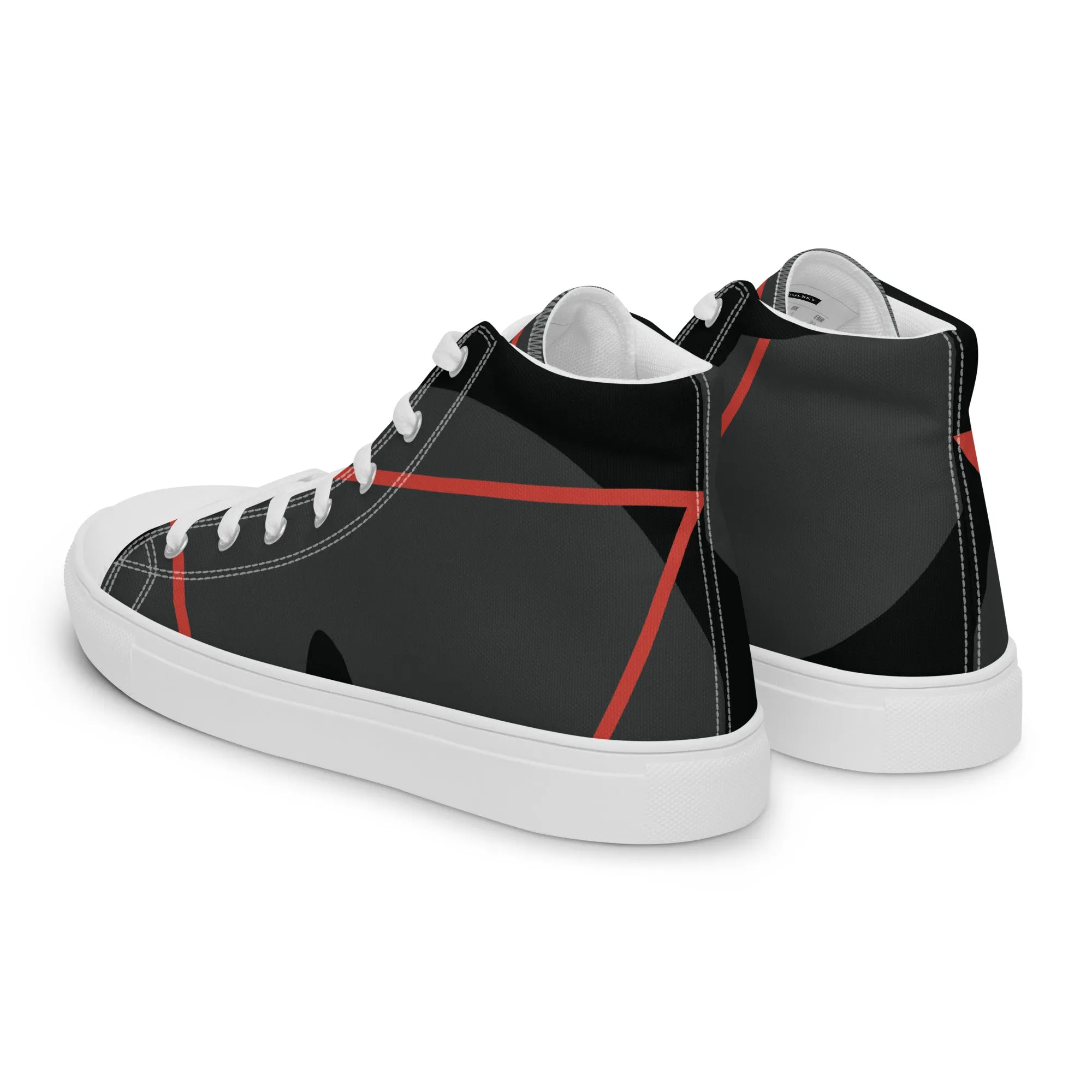 DREAM CHASER Women's High Top Canvas Shoes
