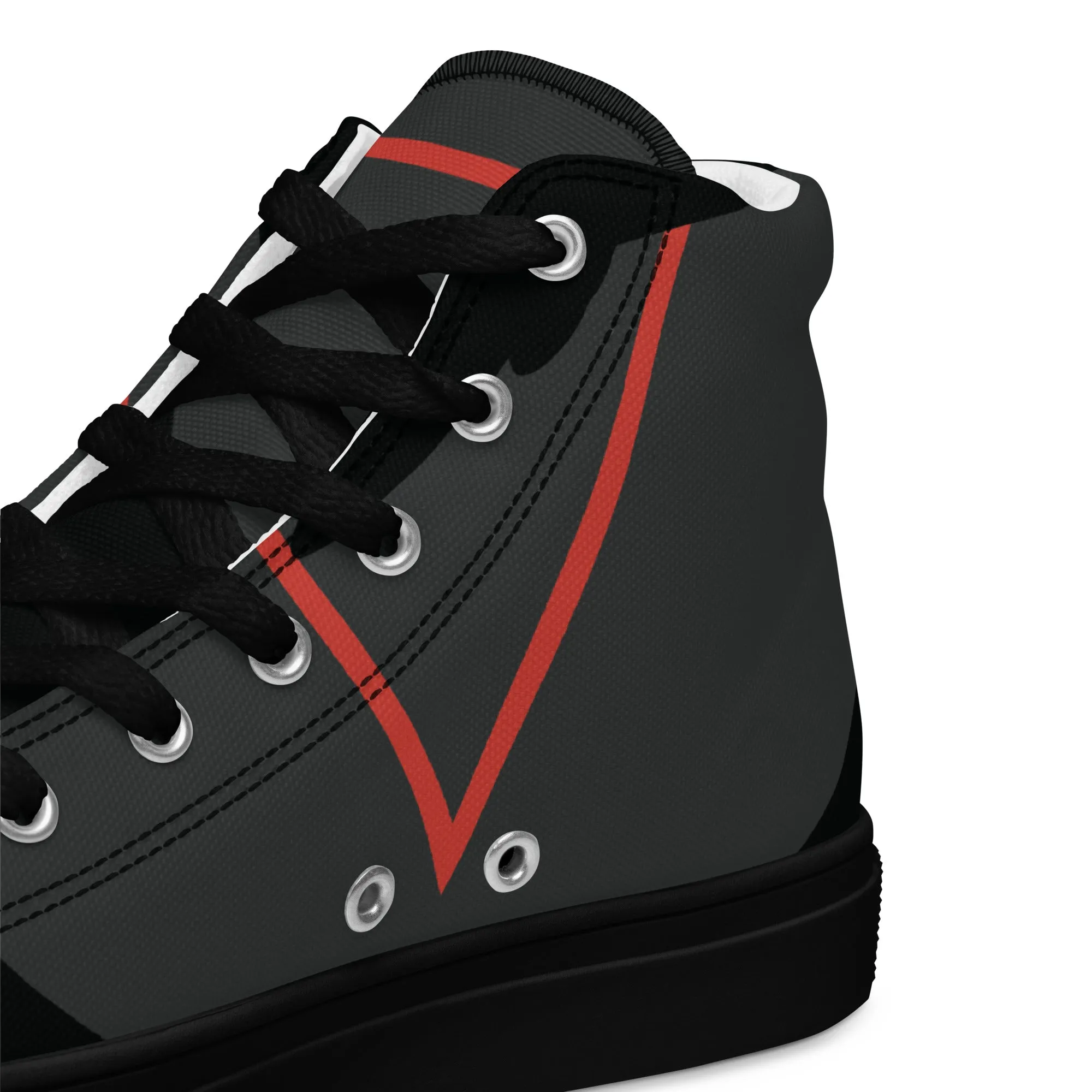 DREAM CHASER Women's High Top Canvas Shoes