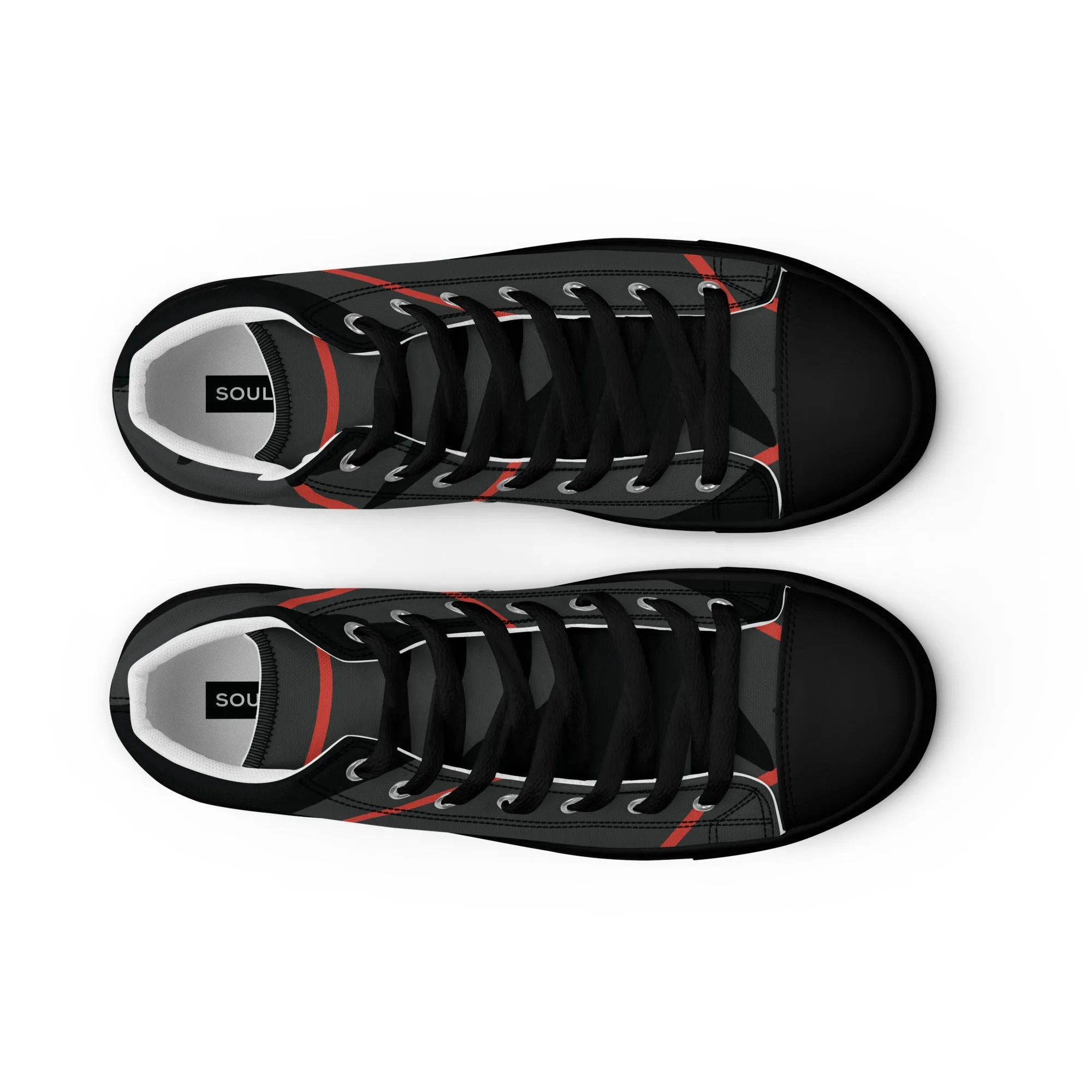 DREAM CHASER Women's High Top Canvas Shoes