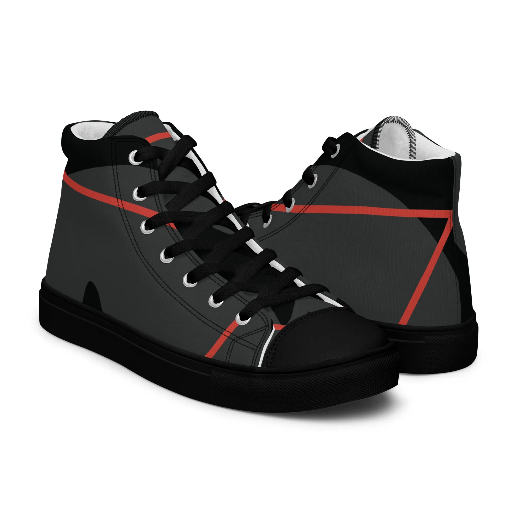 DREAM CHASER Women's High Top Canvas Shoes