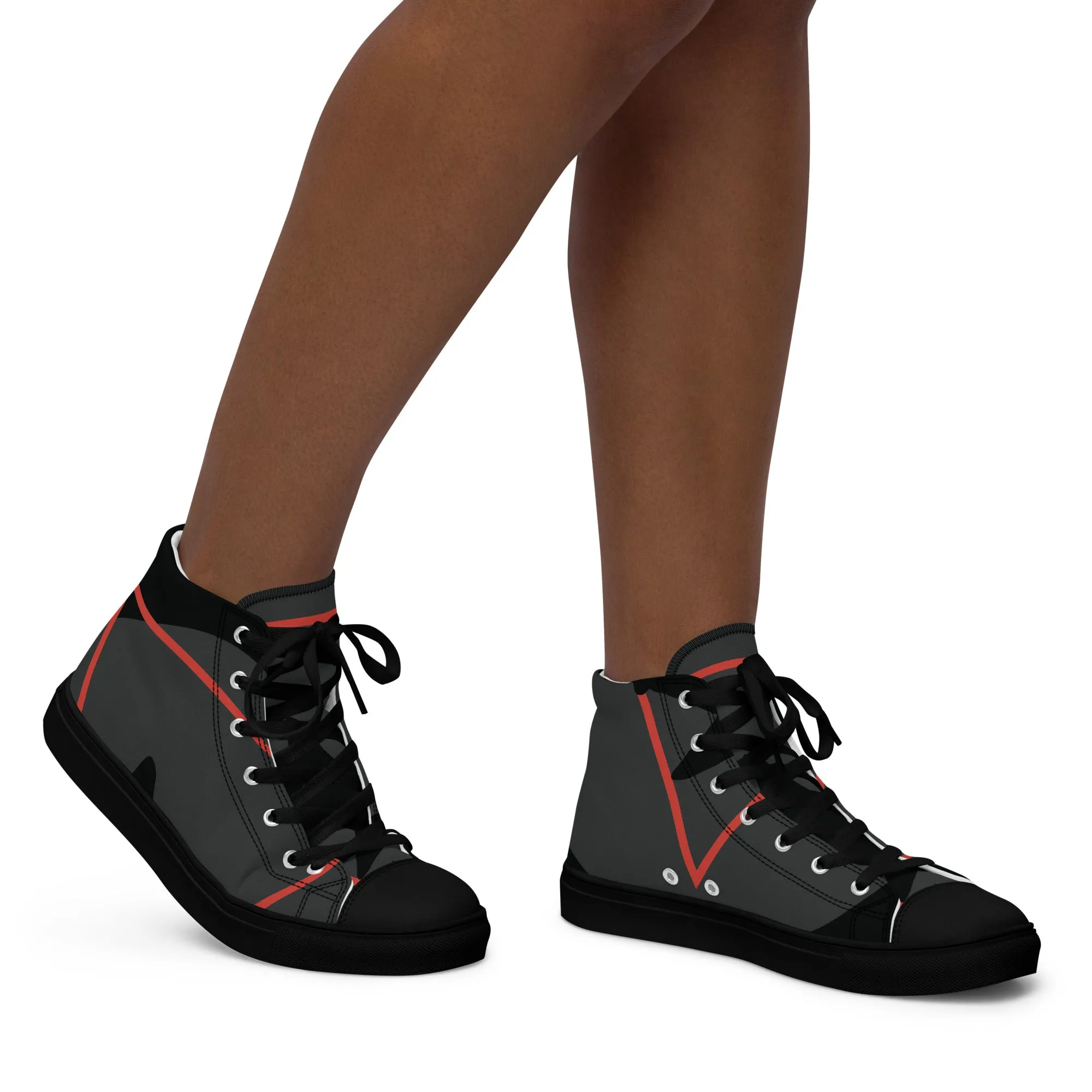 DREAM CHASER Women's High Top Canvas Shoes