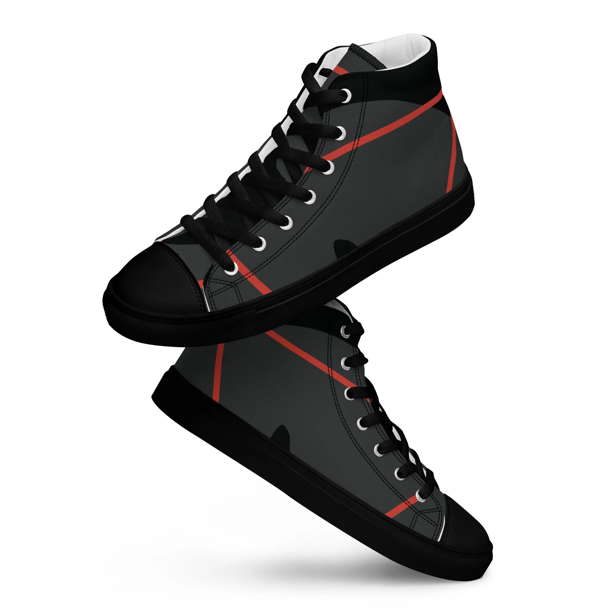 DREAM CHASER Women's High Top Canvas Shoes