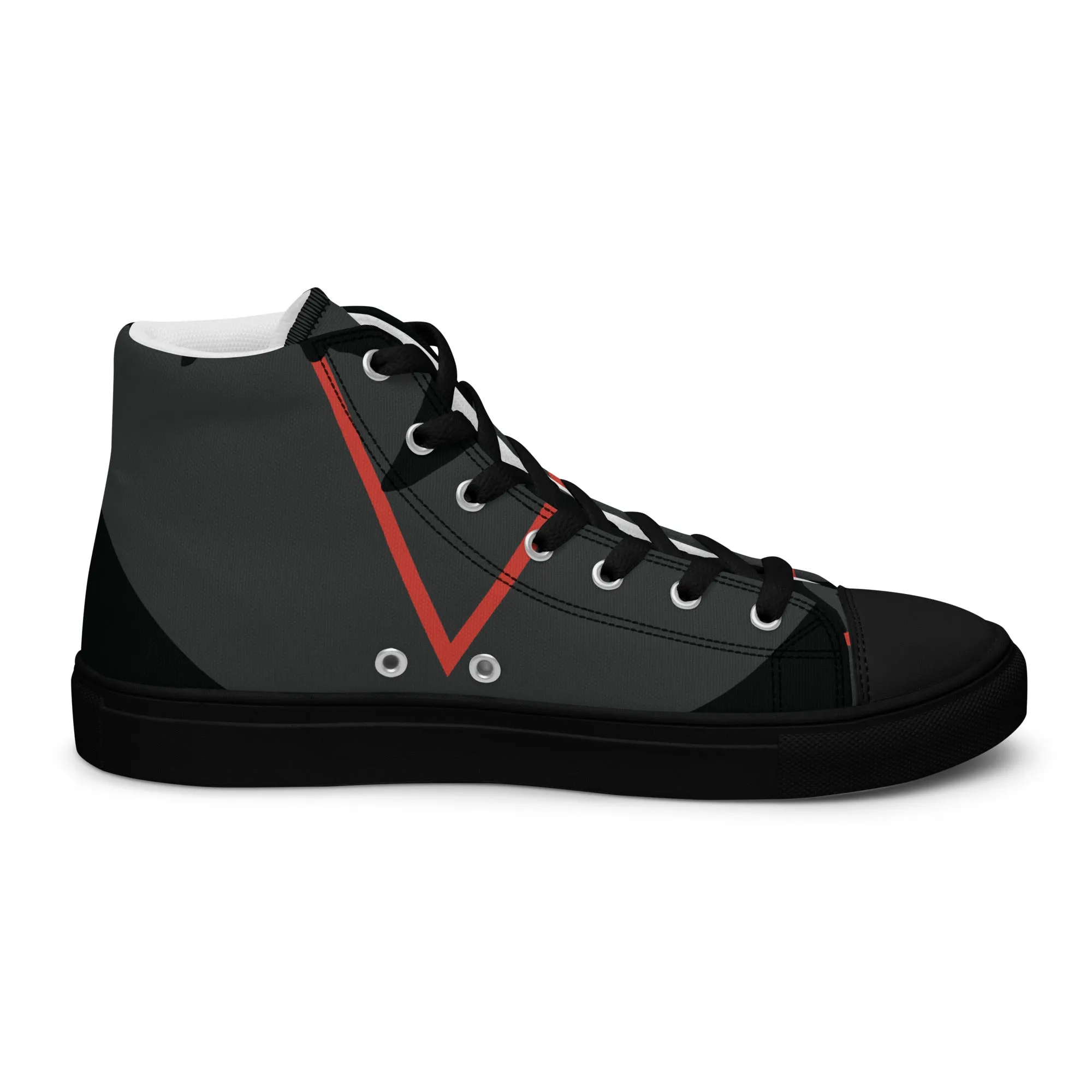 DREAM CHASER Women's High Top Canvas Shoes