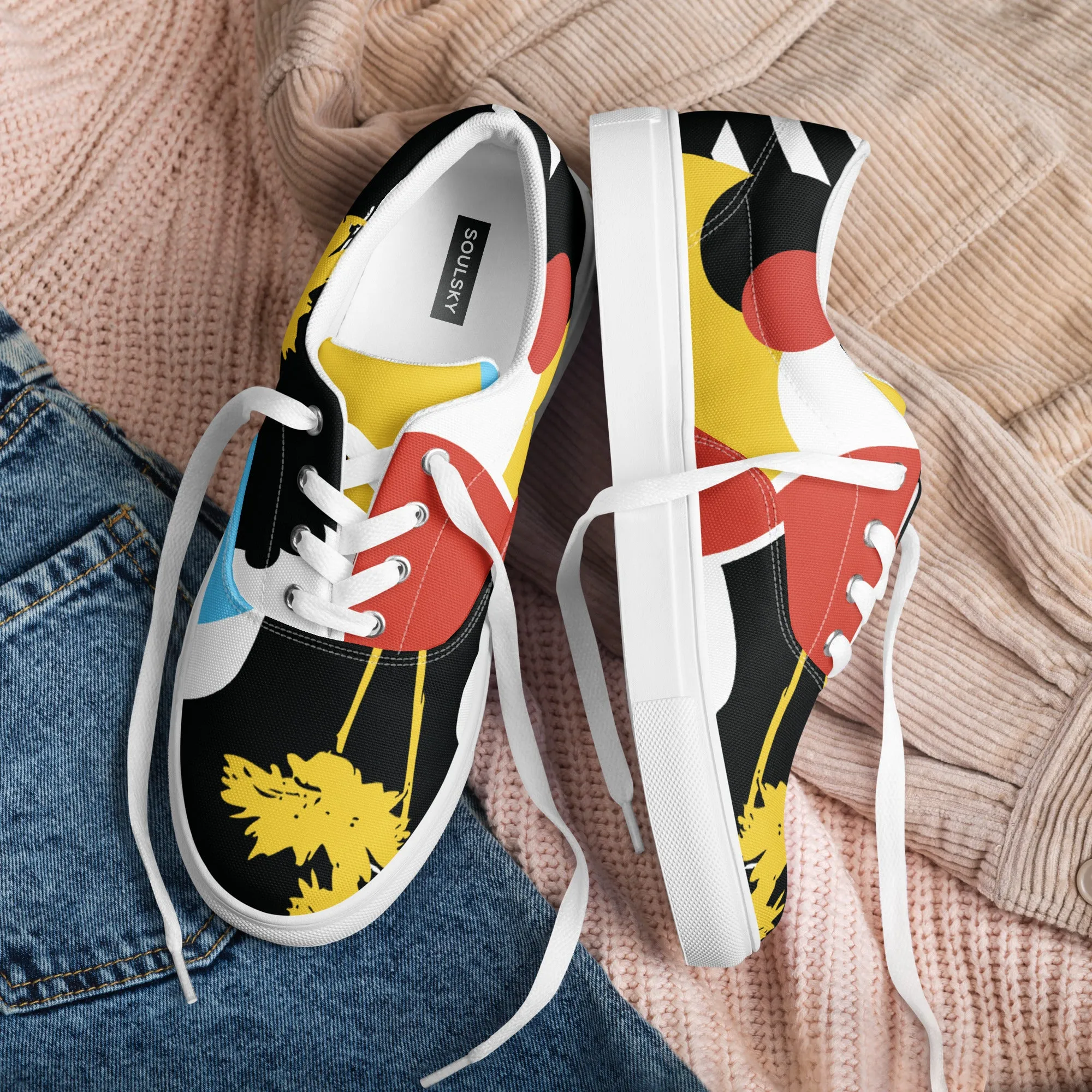 DREAMER Women’s Lace-Up Canvas Shoes