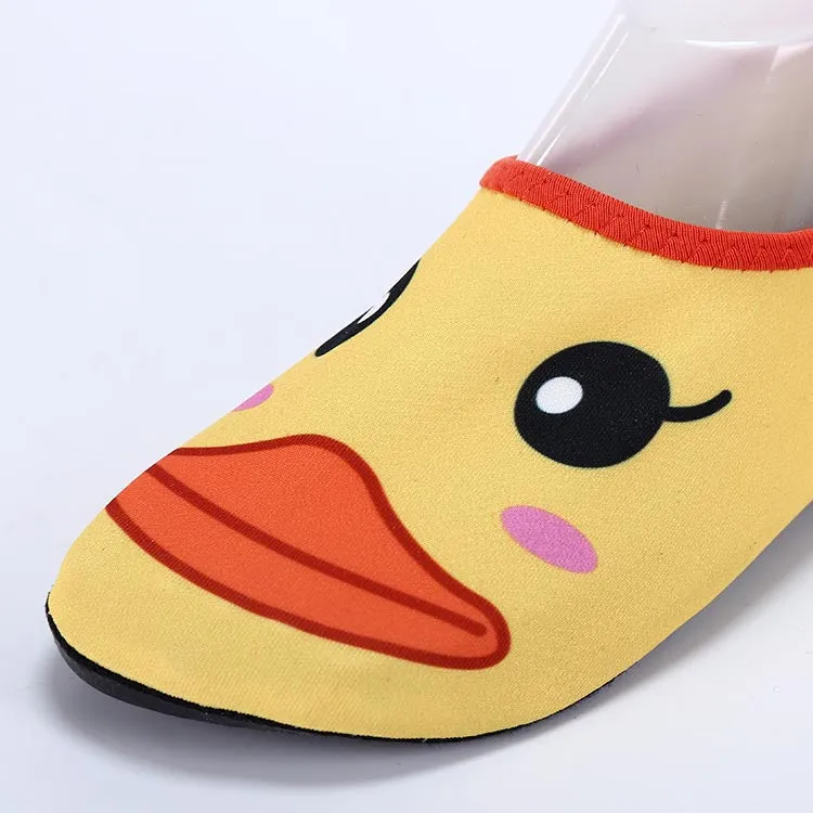 Duck Printed Lovely Kids Beach Shoes #Yellow #Beach Shoes