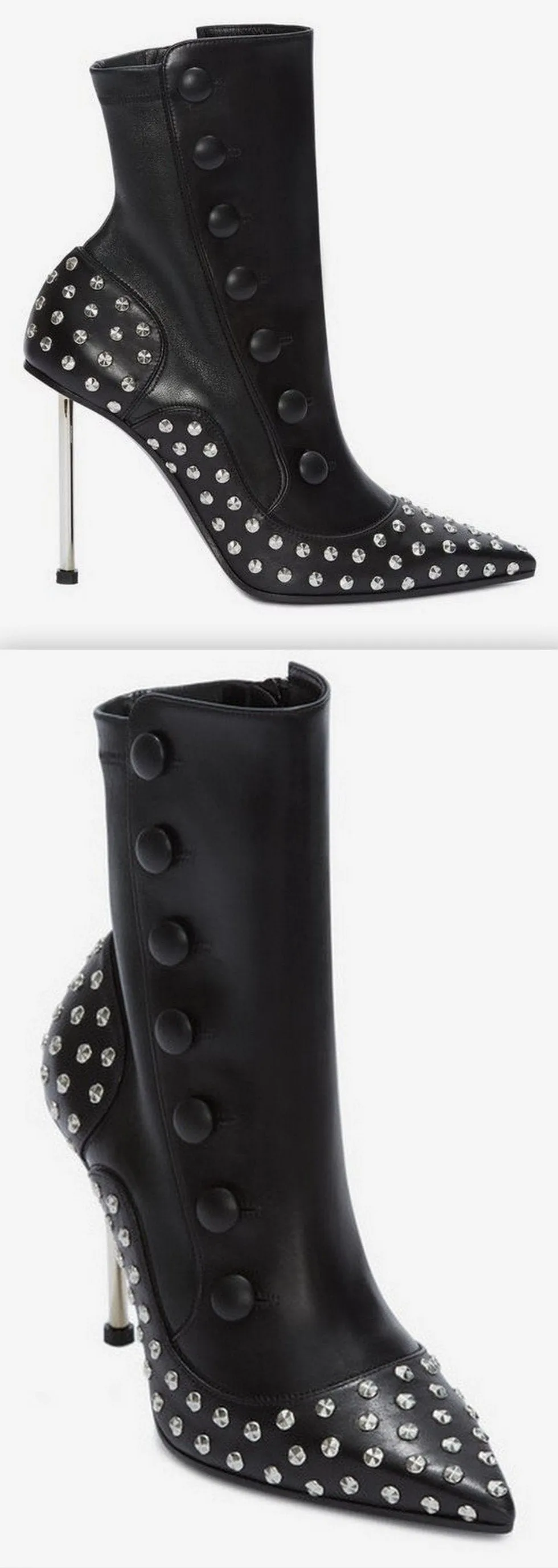 Embellished Victorian Boots