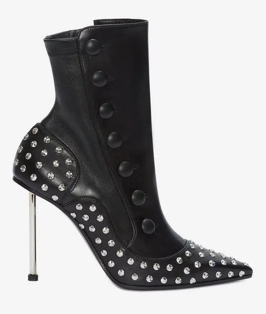 Embellished Victorian Boots