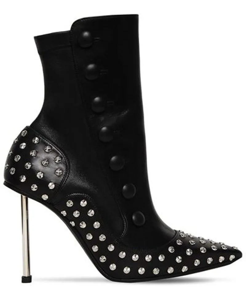 Embellished Victorian Boots