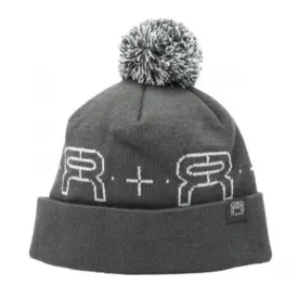FR Pompom Grey Beanie