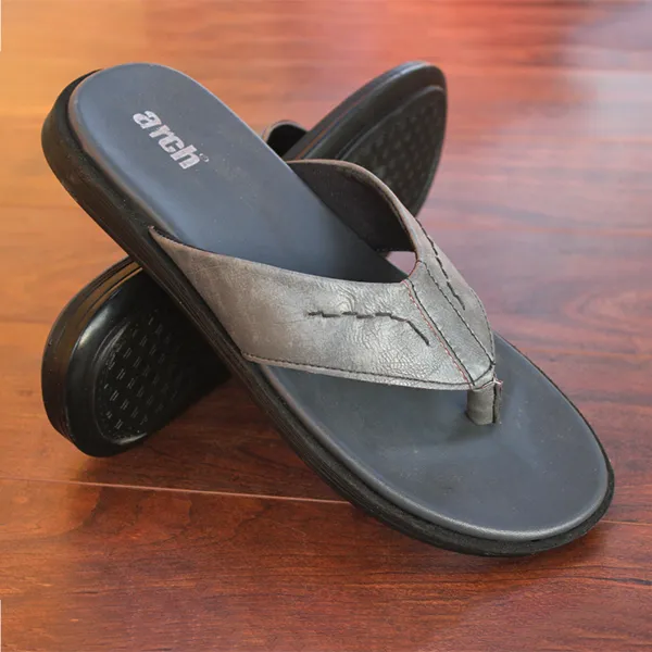 Grey Slippers for men