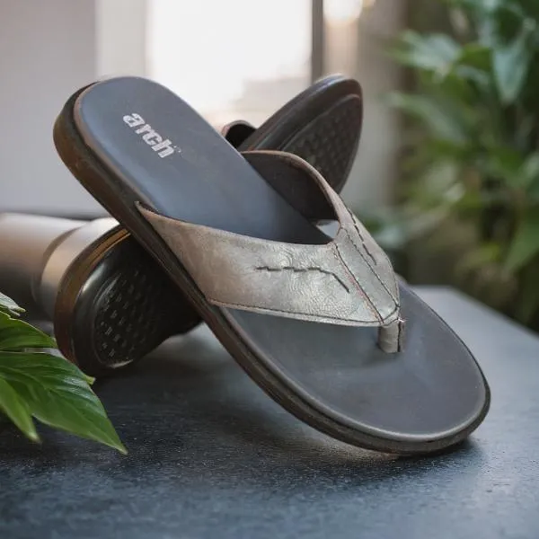 Grey Slippers for men