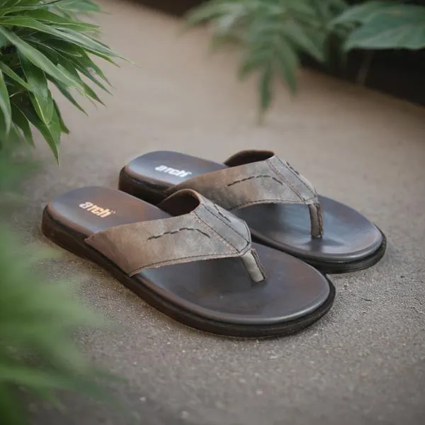 Grey Slippers for men