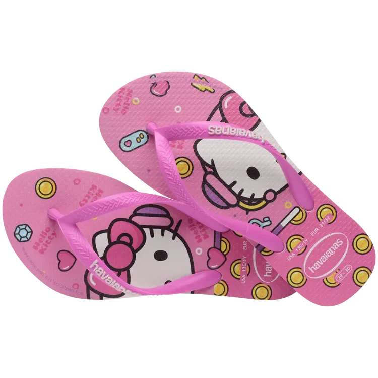 Havaianas Girls Slim Hello Kitty Sandals