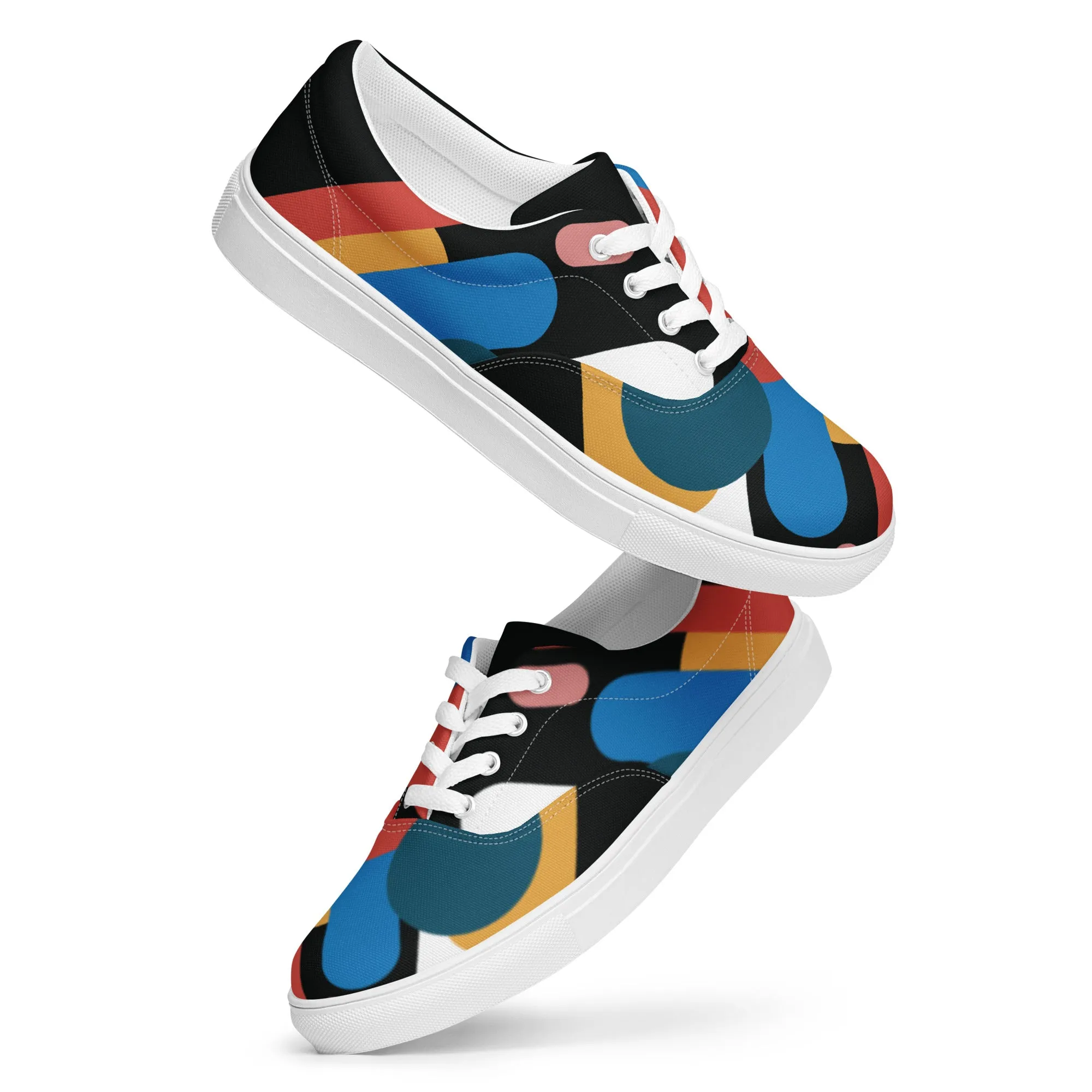 LIGHT STREAK Men’s Lace-Up Canvas Shoes