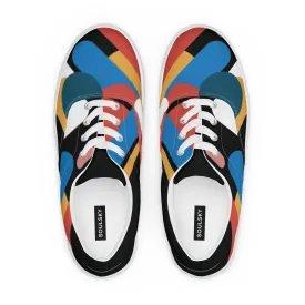 LIGHT STREAK Men’s Lace-Up Canvas Shoes