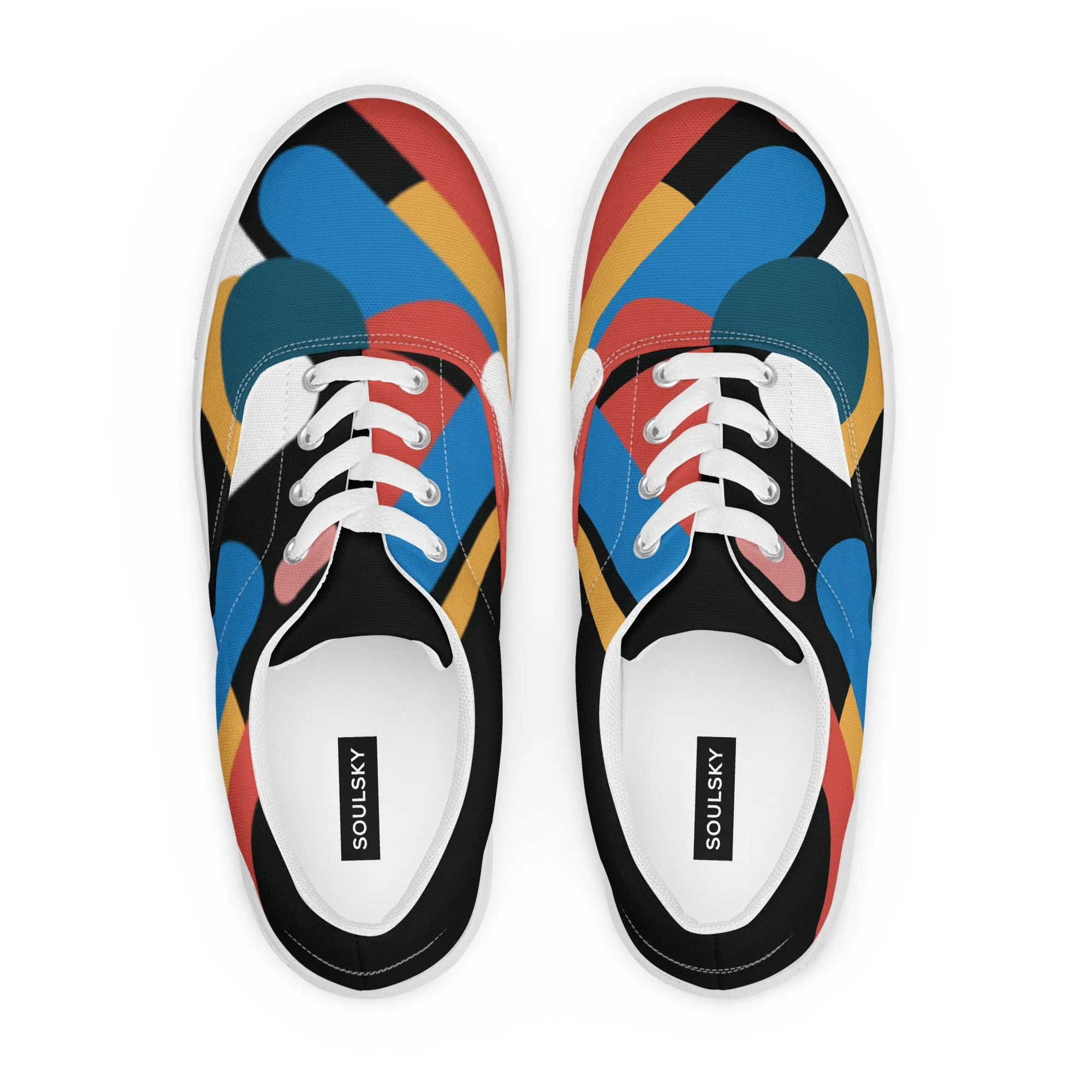 LIGHT STREAK Men’s Lace-Up Canvas Shoes