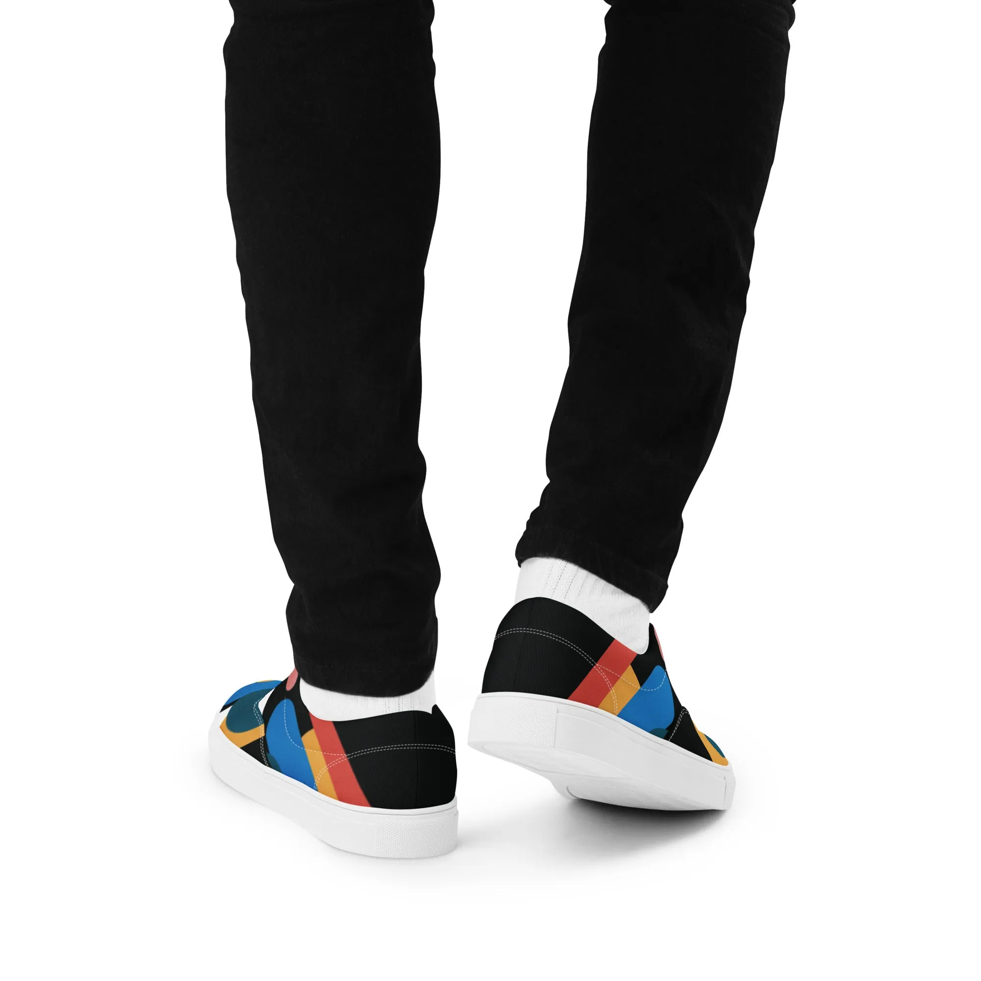 LIGHT STREAK Men’s Lace-Up Canvas Shoes