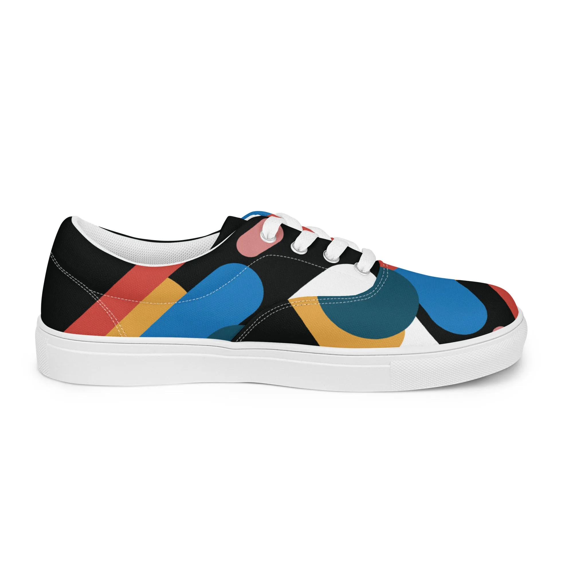 LIGHT STREAK Men’s Lace-Up Canvas Shoes